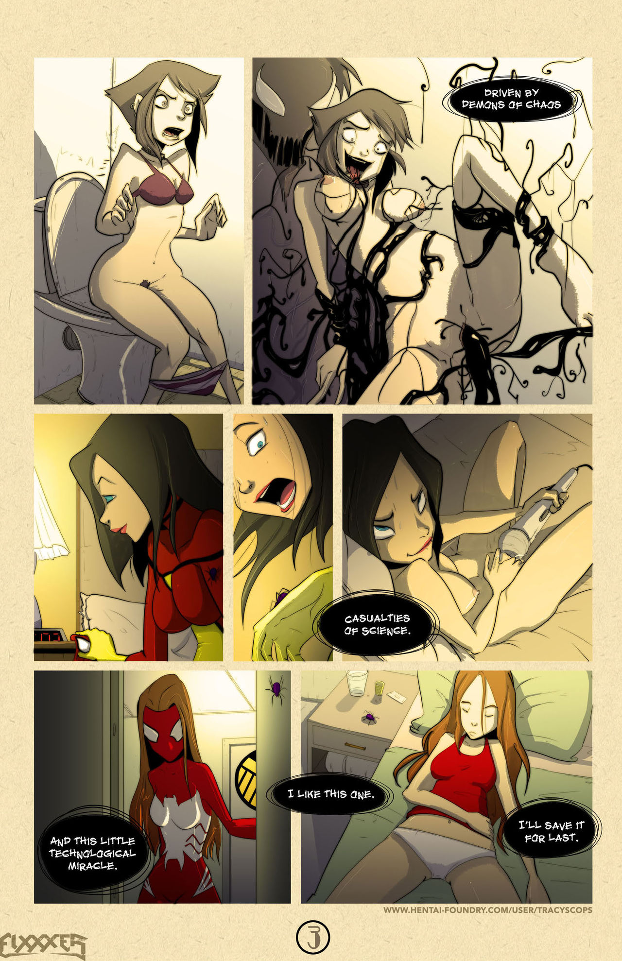 The Violation of the Spider Women page 5 full
