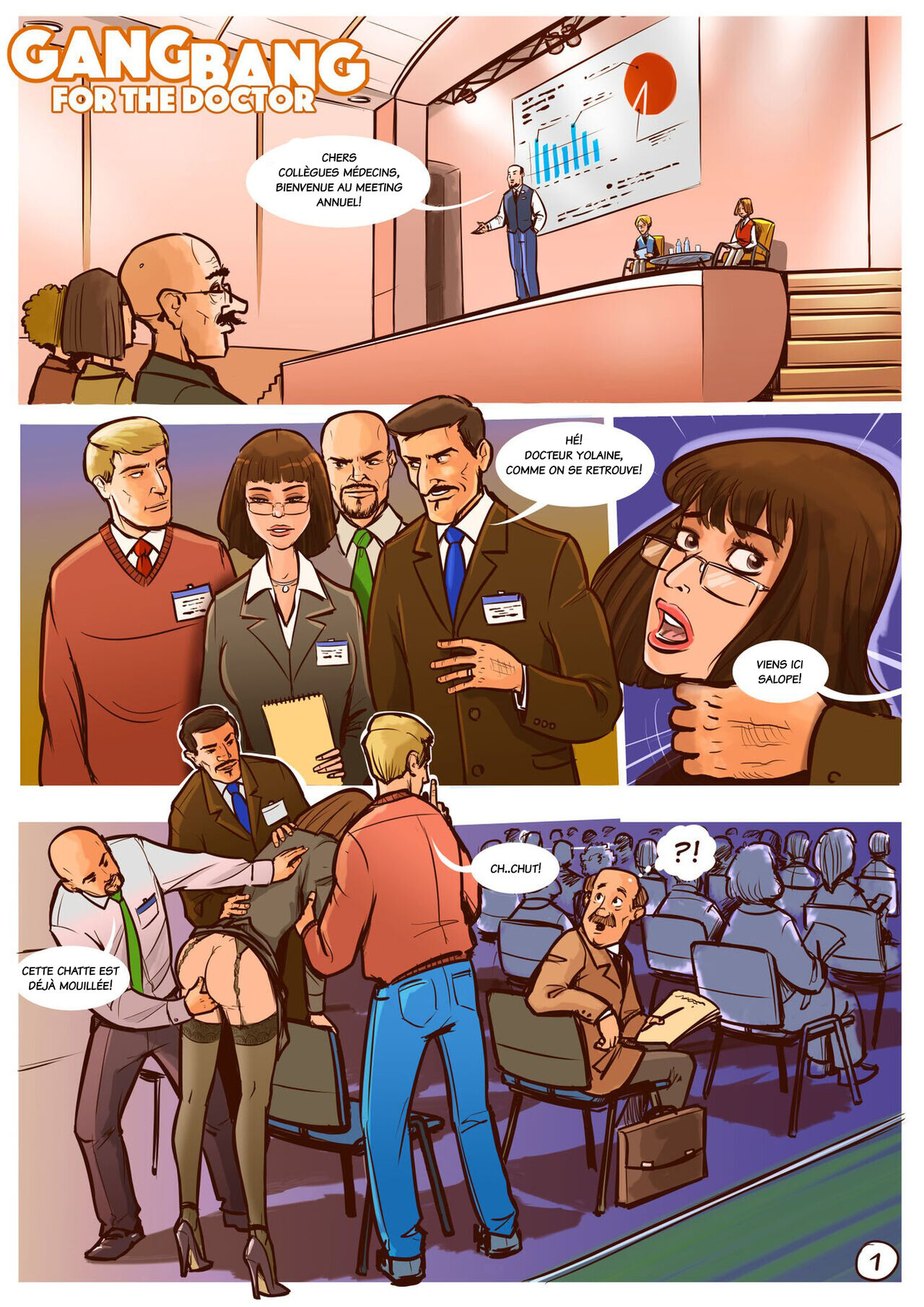 - Gangbang for the doctor - French page 1 full