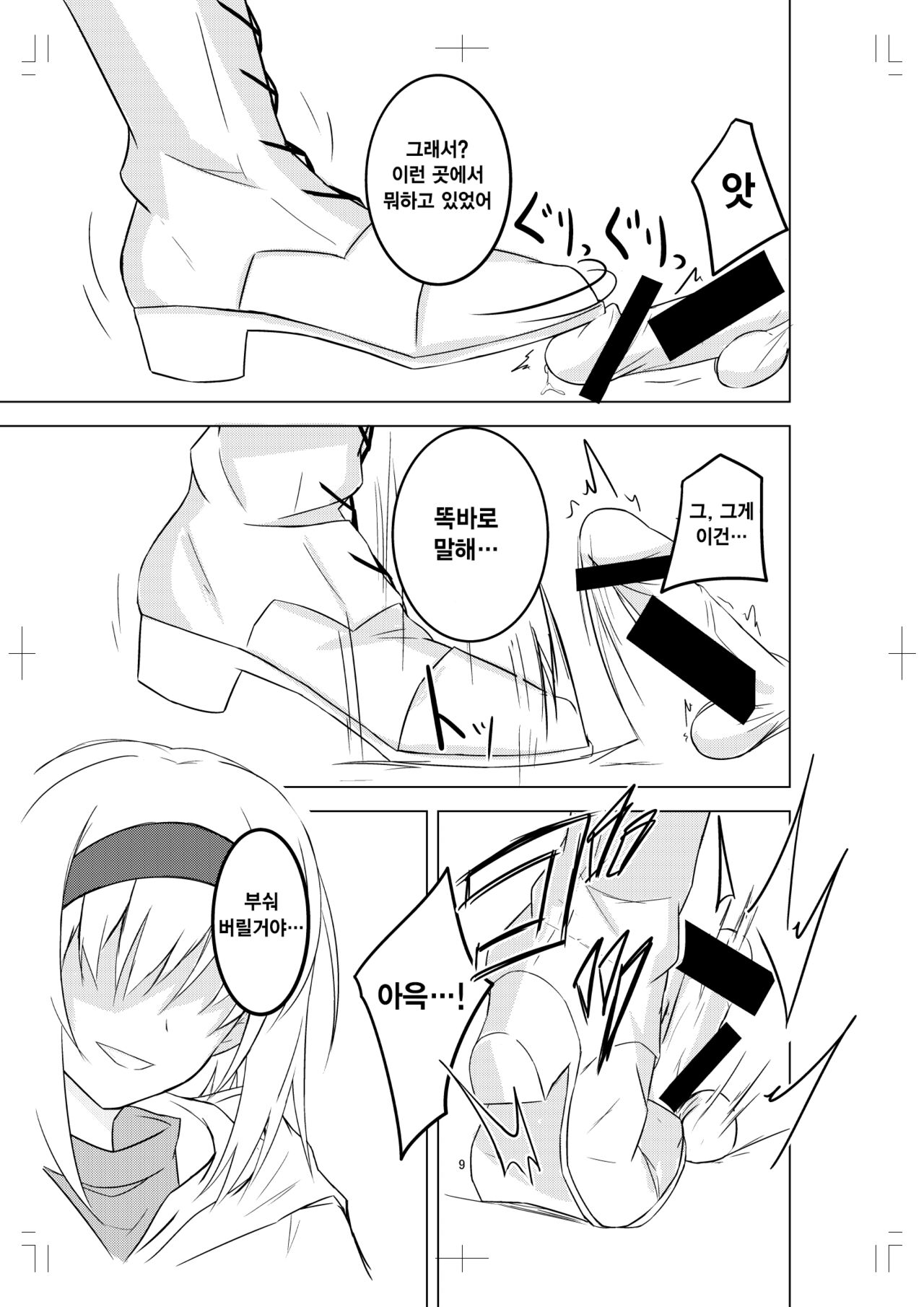 Alice Margatroid ni Daiji na Tokoro o Kerareru Hon | 앨리스에게 중요한 곳을 걷어차이는 책 page 9 full