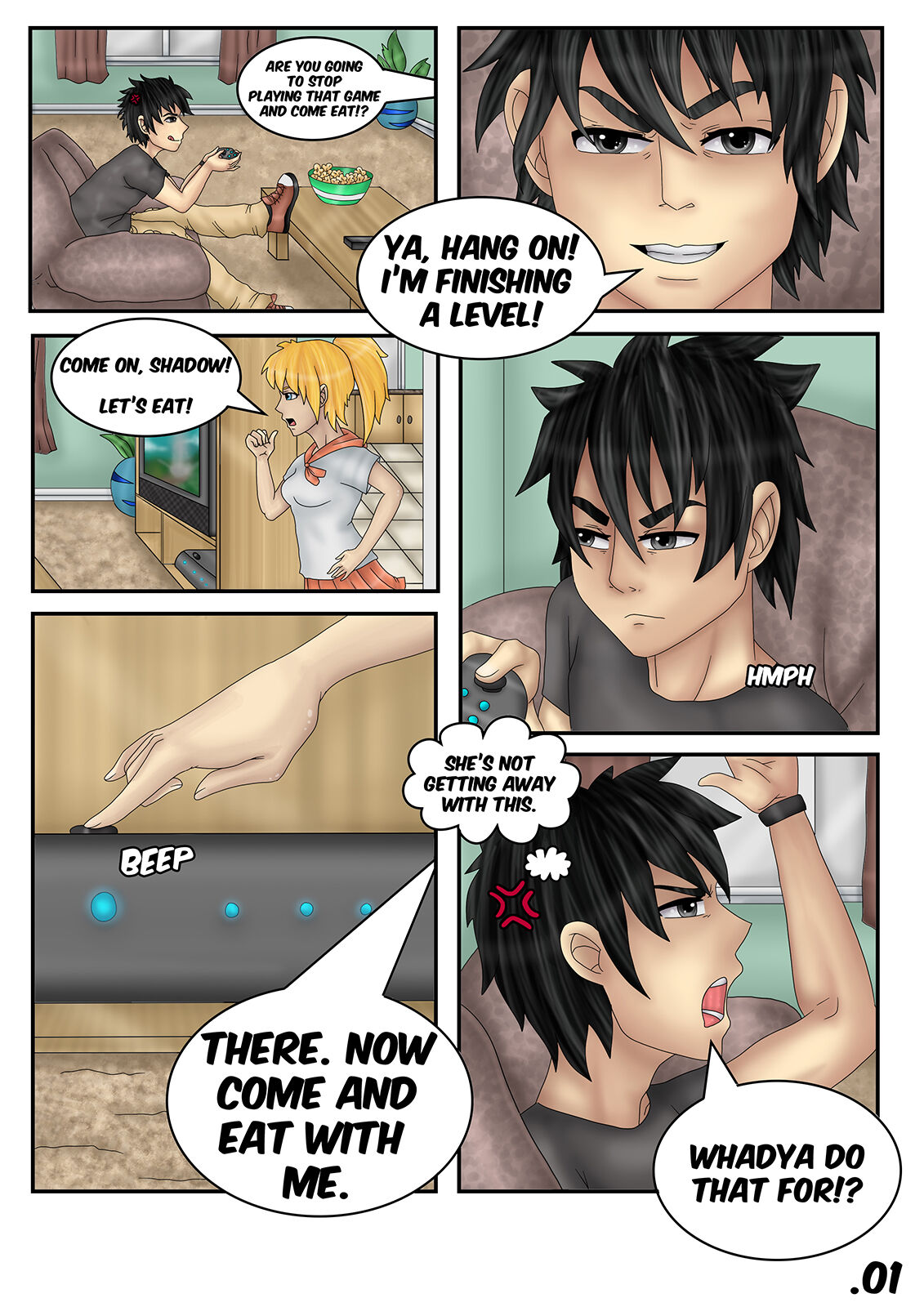 Shadow and Tiffany's Disagreement page 1 full