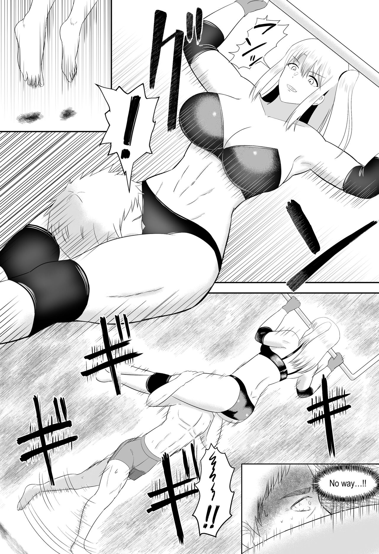 Taiman! I Can't Let Saki Beat Me! page 8 full