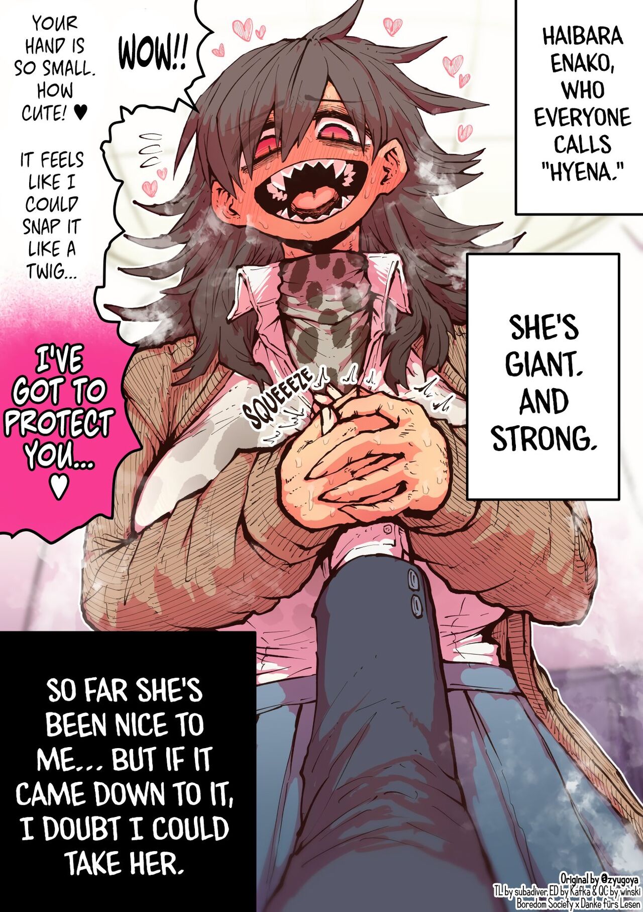Being Targeted by Hyena-chan page 4 full