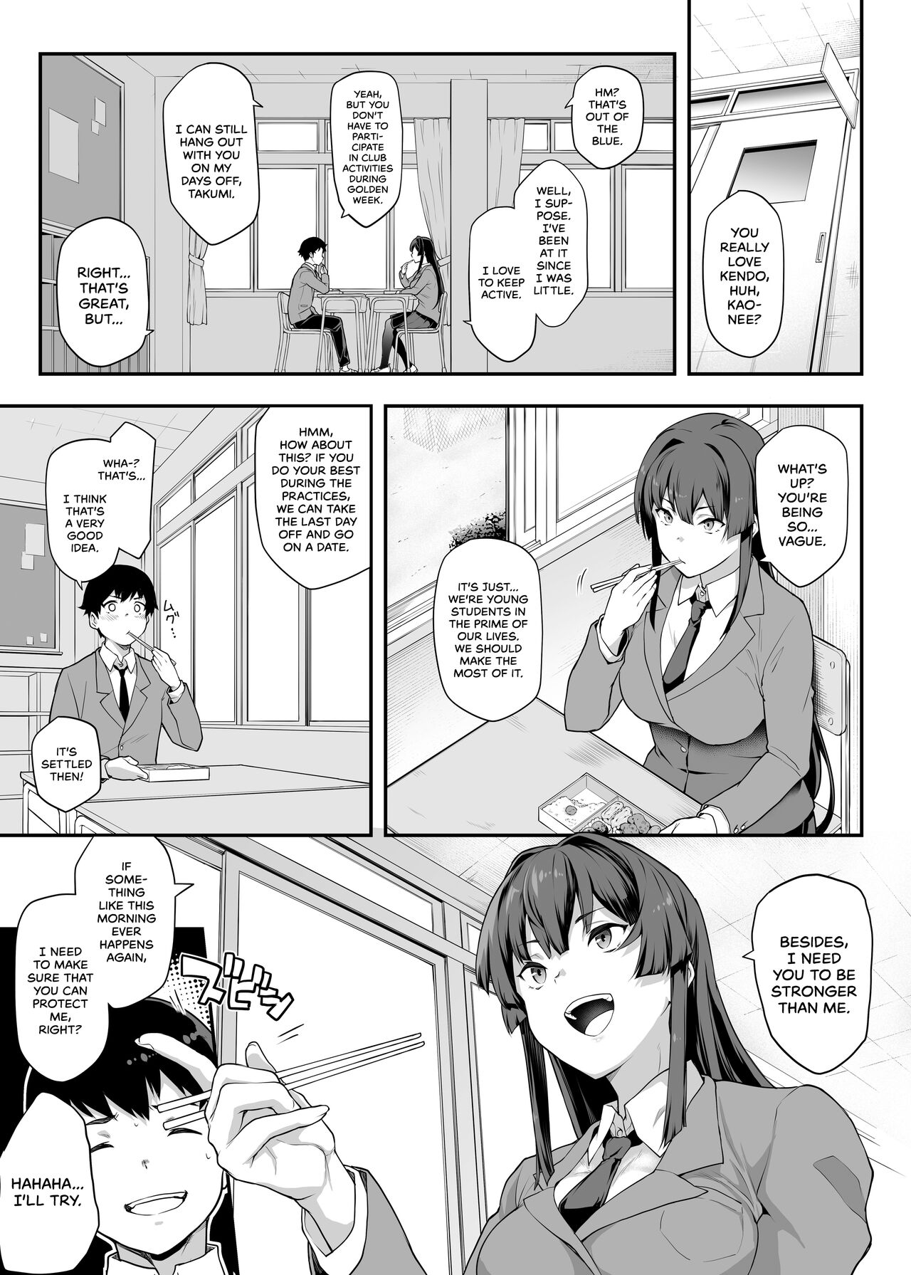 Kendoubu Shushou de Osananajimi no Bijin de Tsuyoi Boku no Kanojo ga, Charao ni Assari Otosareru Wake ga Nai | My Childhood Crush, the Fierce and Beautiful Kendo Club Captain, Would Never Fall for a Fuckboy page 5 full