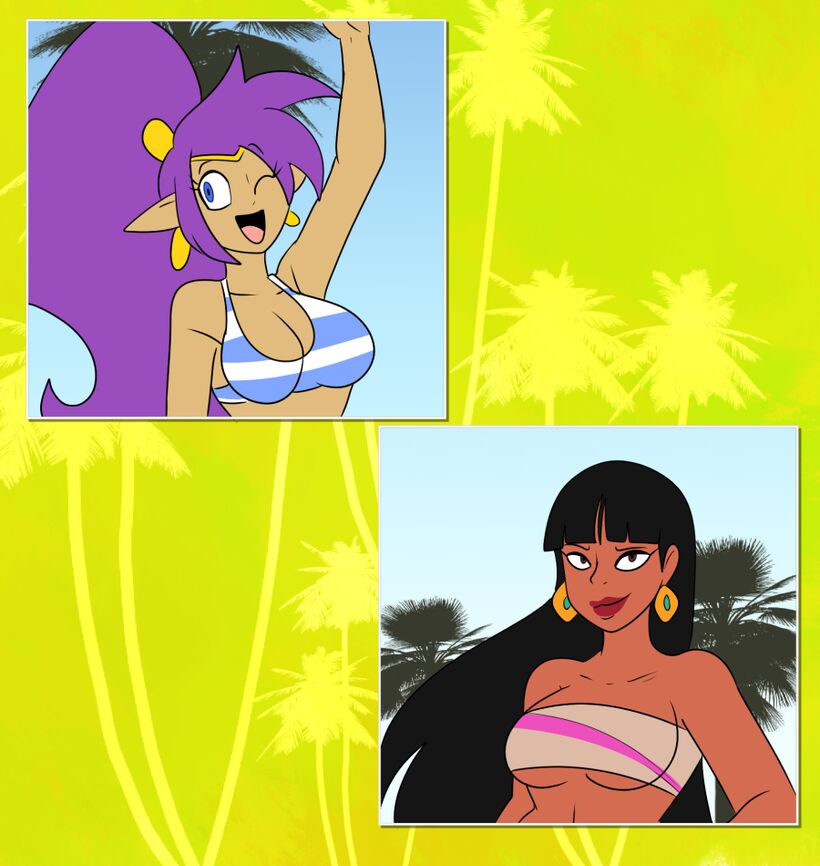 Booty Clash - Shantae Vs Chel page 1 full