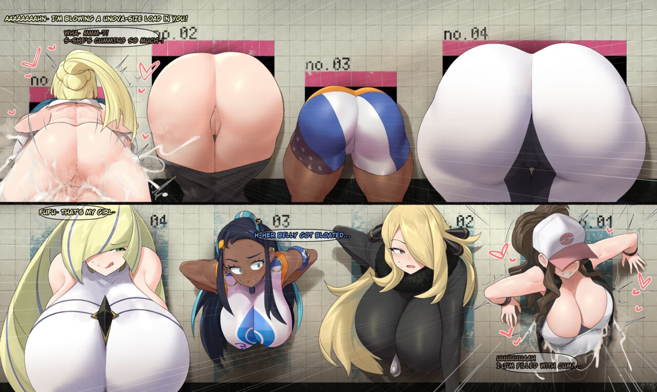 Pokegirls stuck in a Wall 2 page 3 full