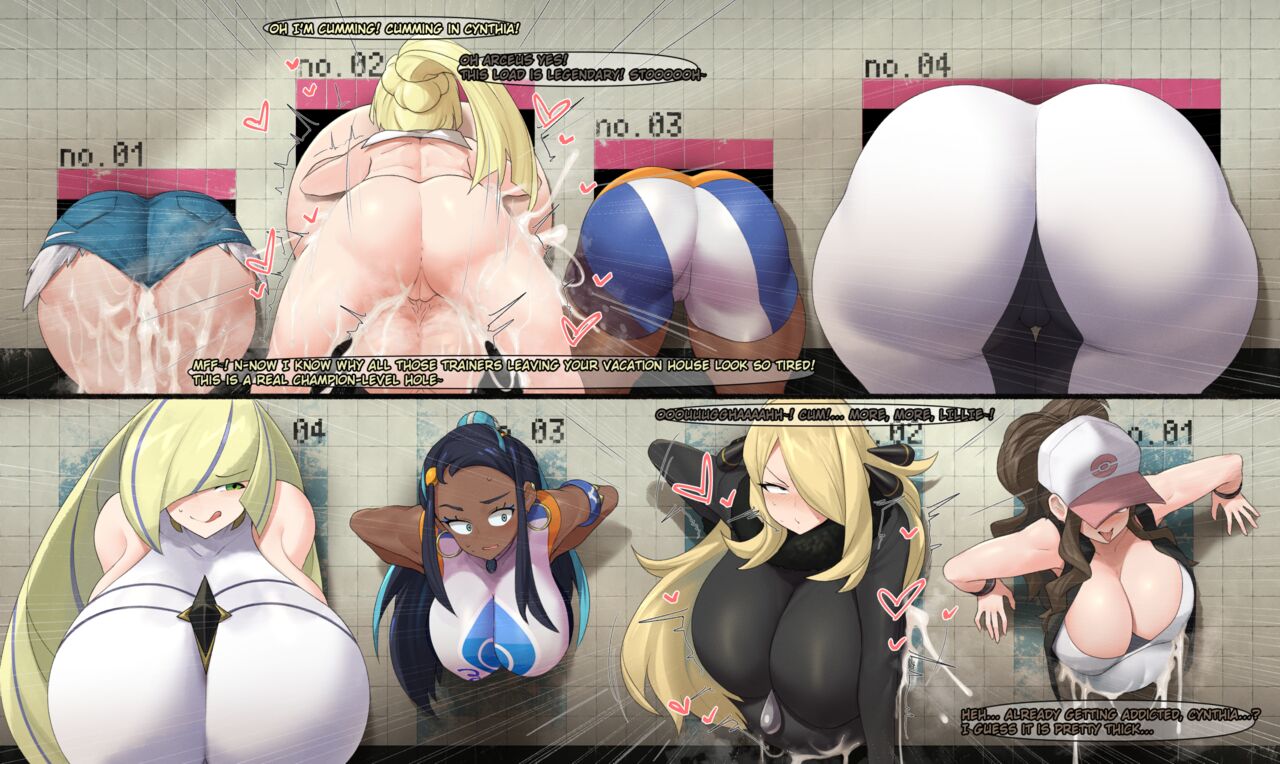 Pokegirls stuck in a Wall 2 page 5 full