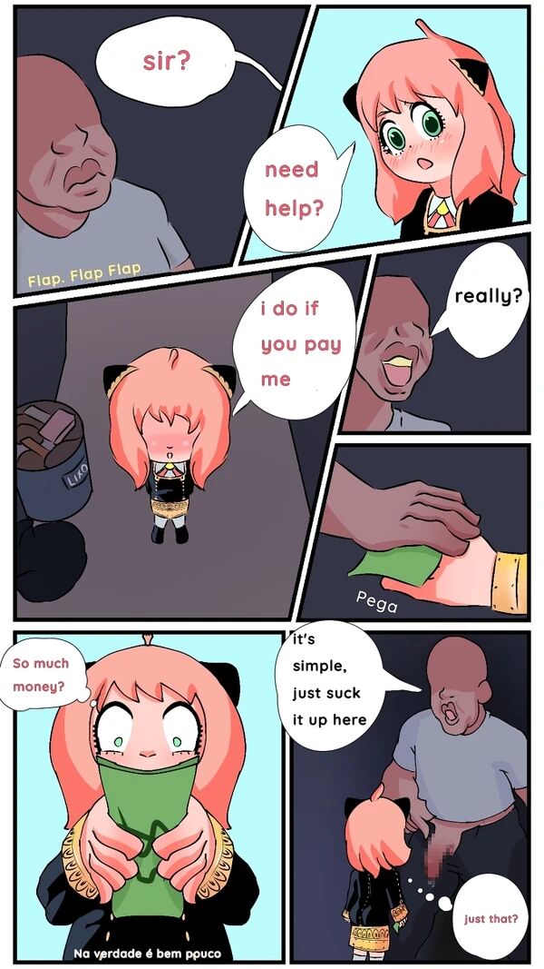 Anya #1 In the alley page 3 full