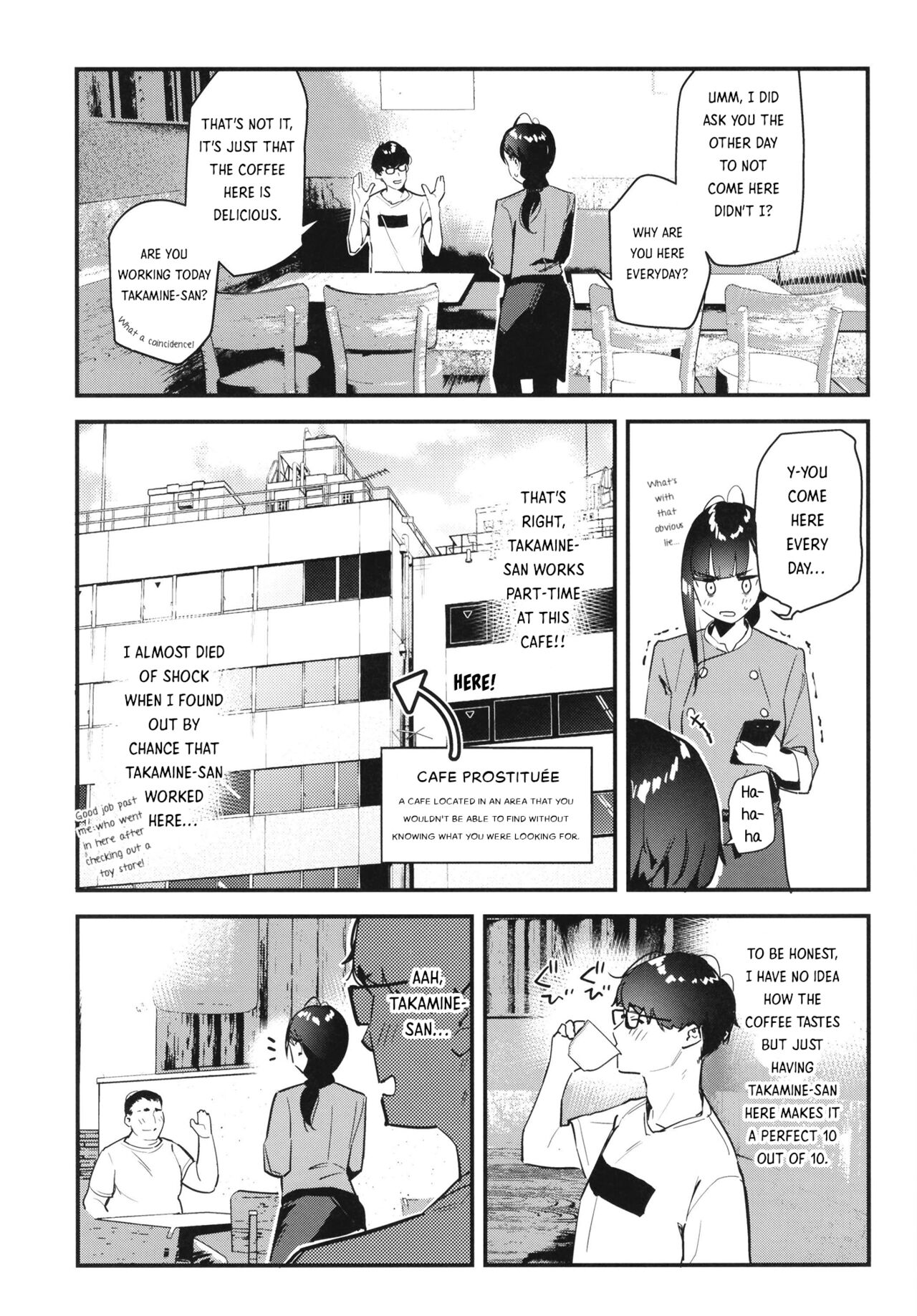 My favorite girl's part-time job offers "H services" to regular customers. page 7 full