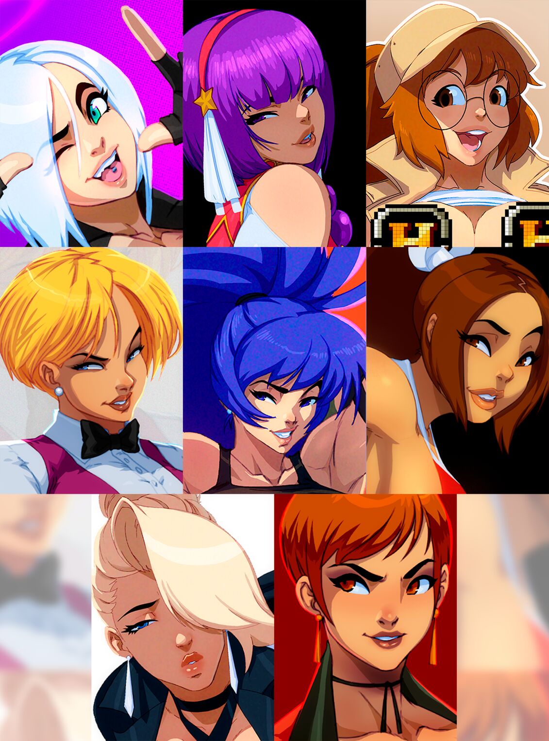 Kof Girls page 1 full