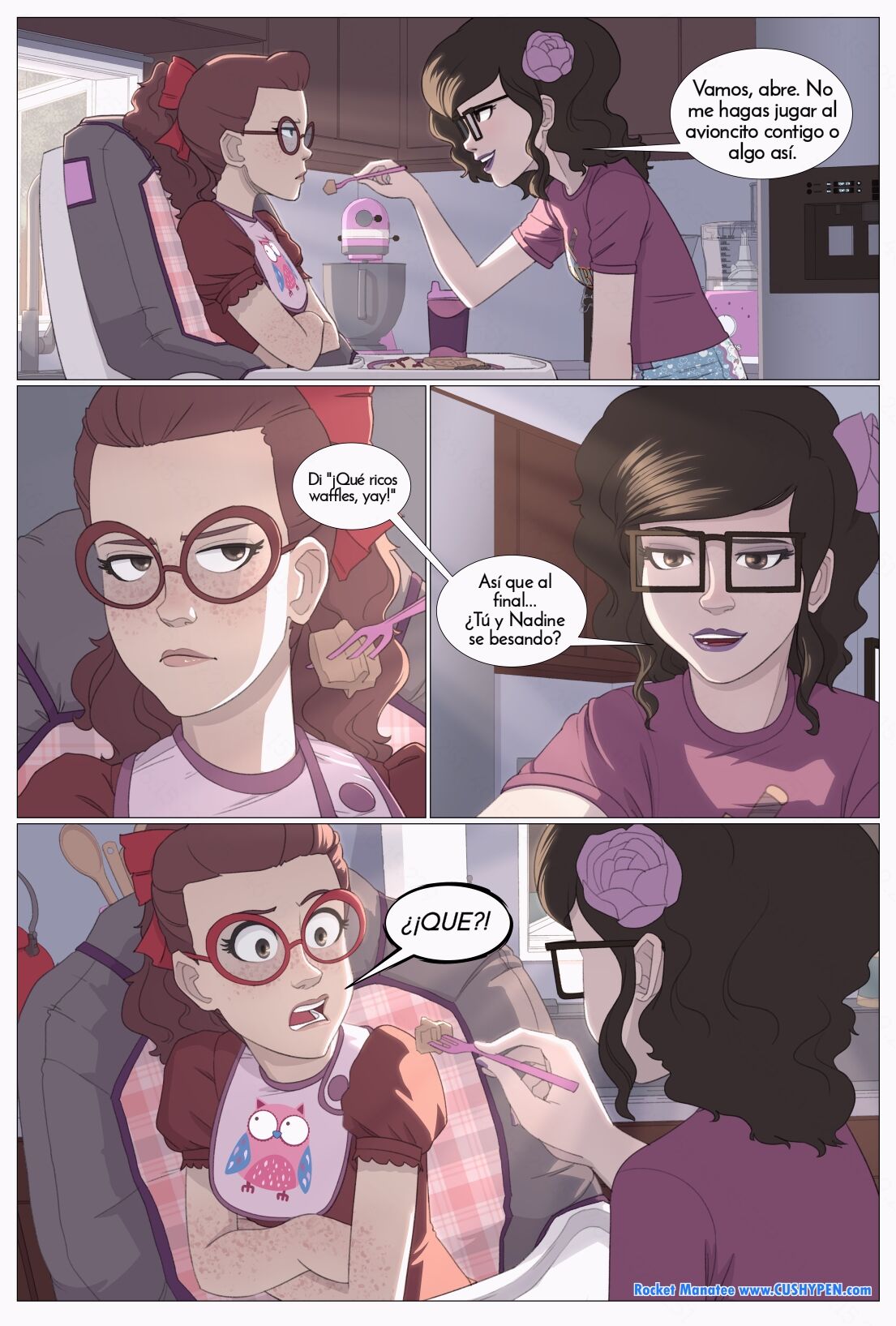 Artista - RocketManatee / Viola y Penny - COMIC ESPAÑOL page 2 full