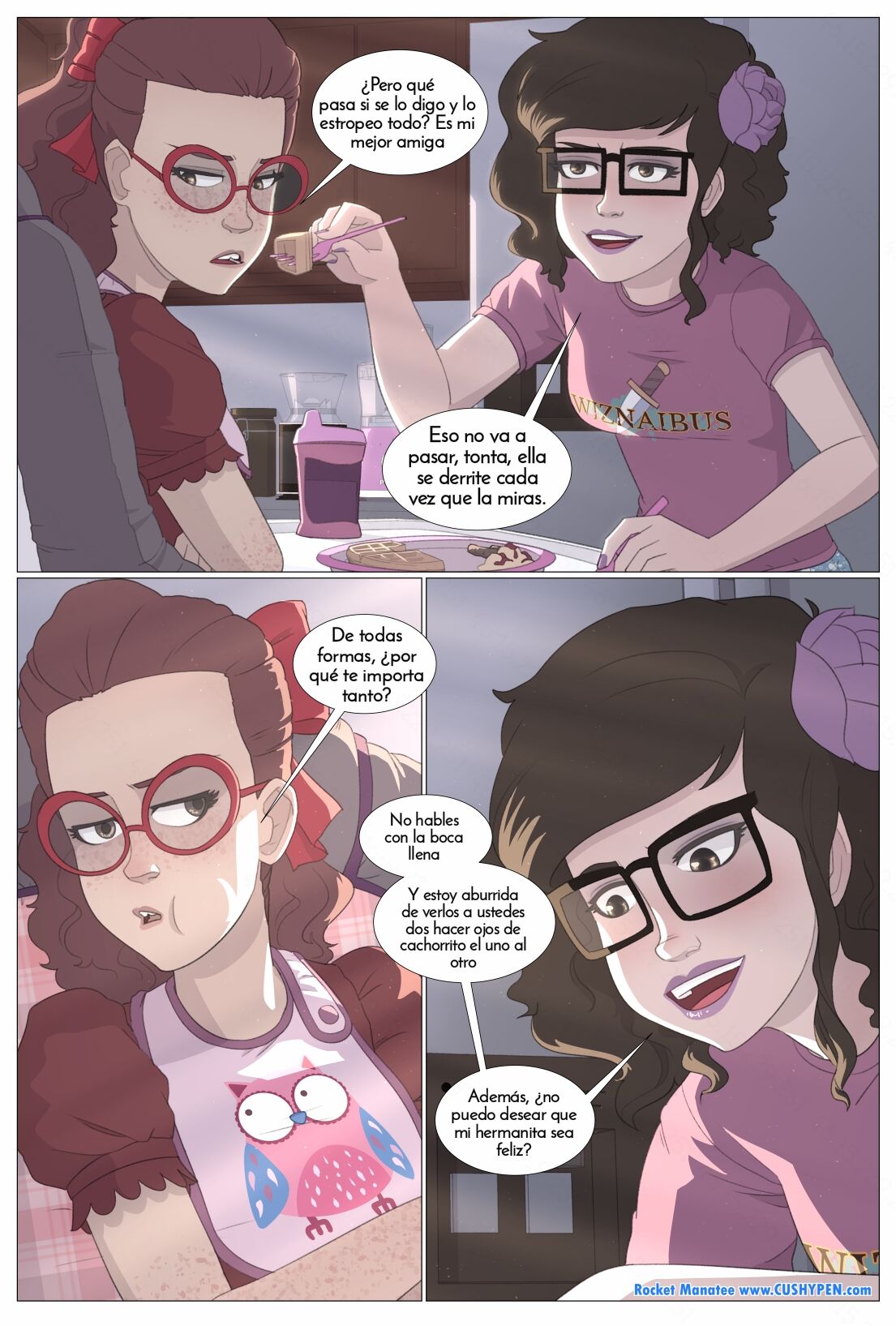 Artista - RocketManatee / Viola y Penny - COMIC ESPAÑOL page 4 full