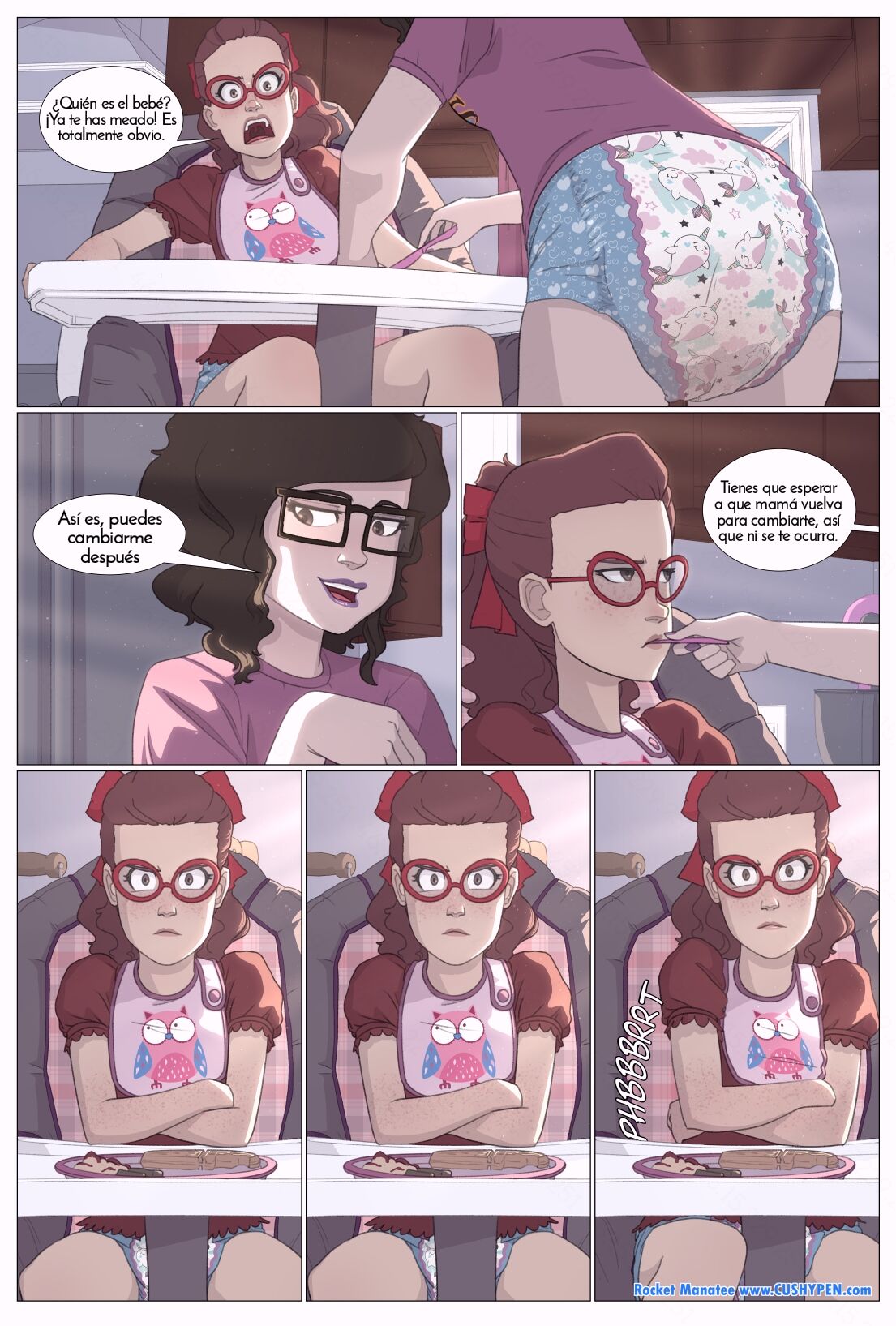 Artista - RocketManatee / Viola y Penny - COMIC ESPAÑOL page 5 full