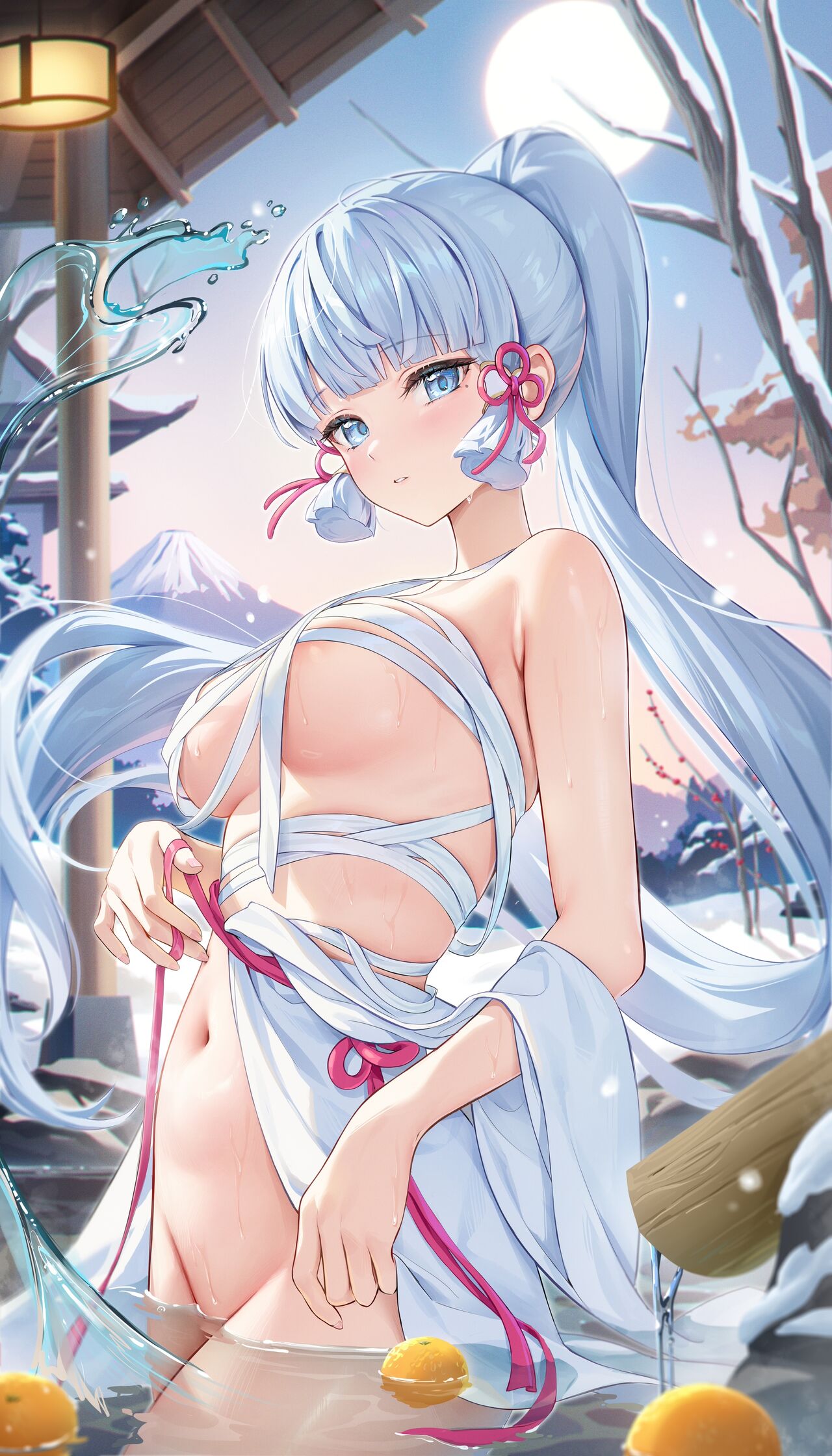 2024/2/14 CENSORED | Ayaka Kamisato  |  神里绫华  ほうき星 page 1 full
