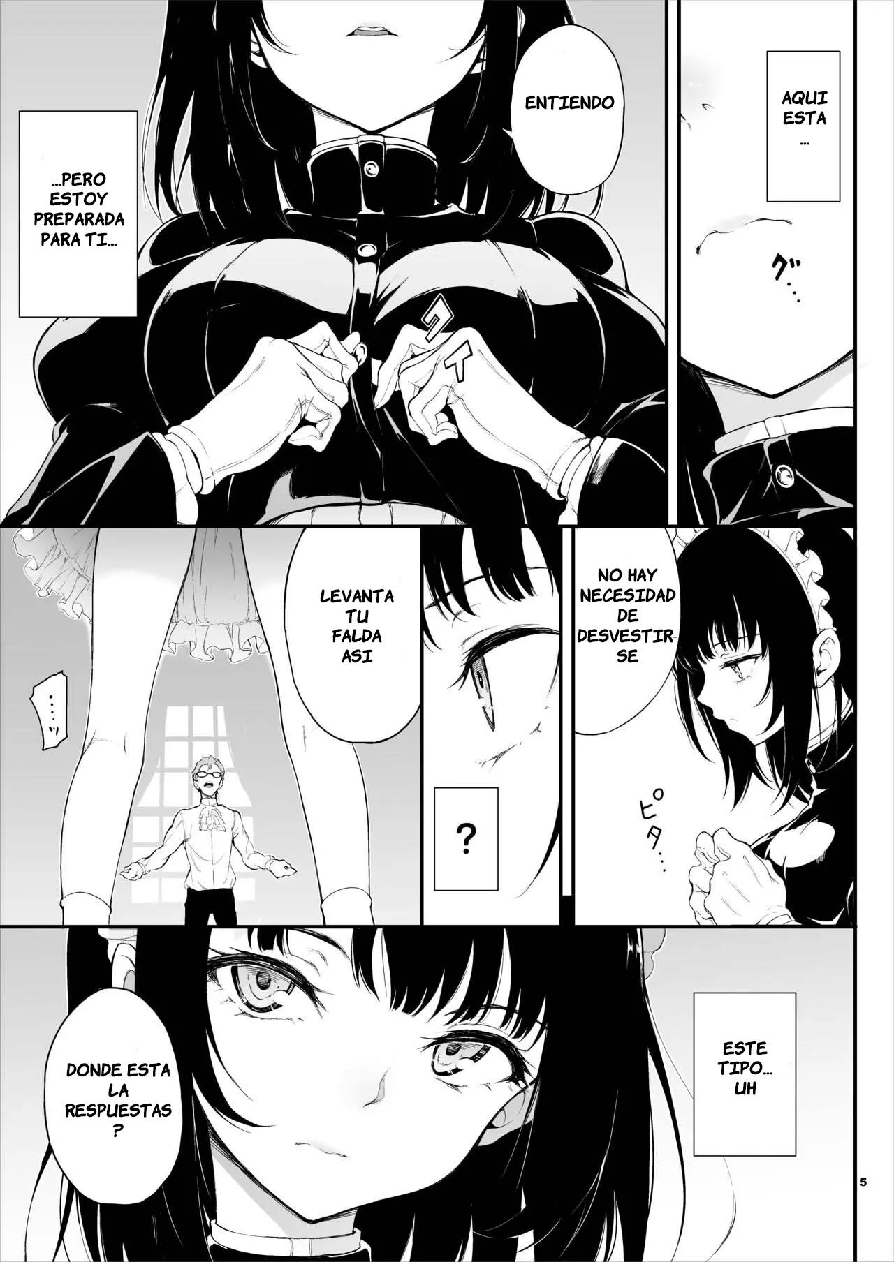 Maid Kyouiku. -Botsuraku Kizoku Rurikawa Tsubaki- | Educando a la sirvienta 1 page 4 full