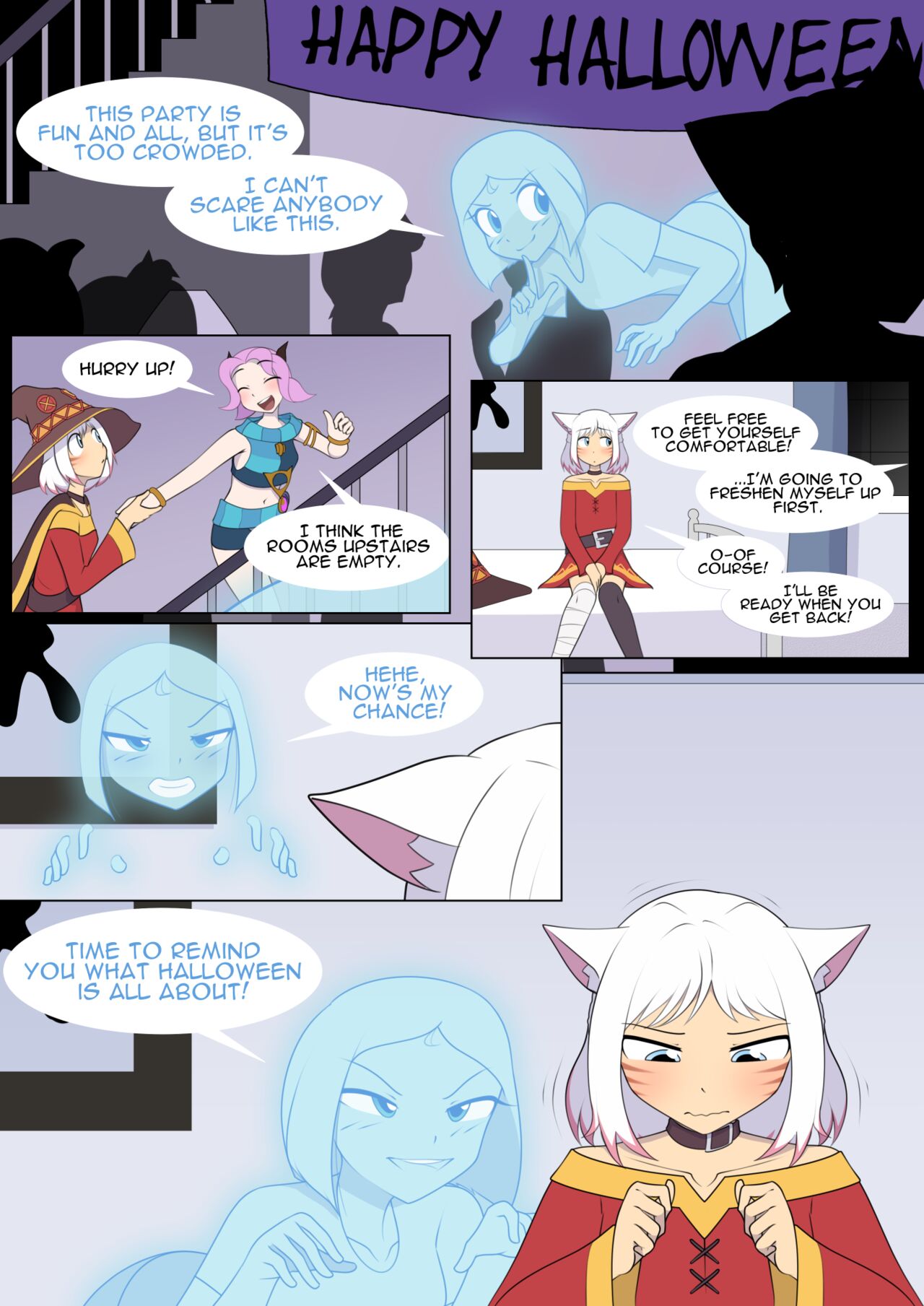 Fade Halloween Commission page 1 full
