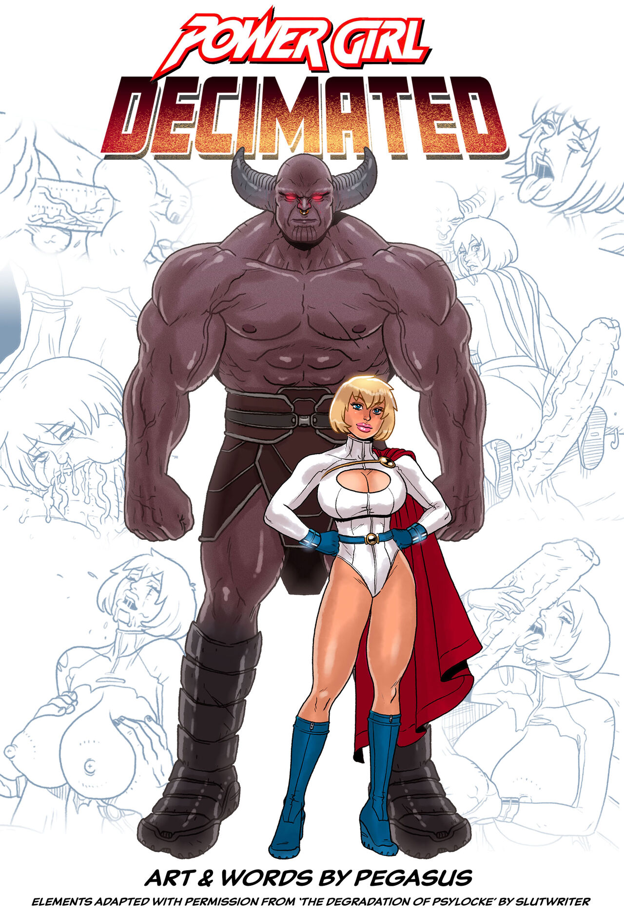 Power Girl Decimated page 1 full