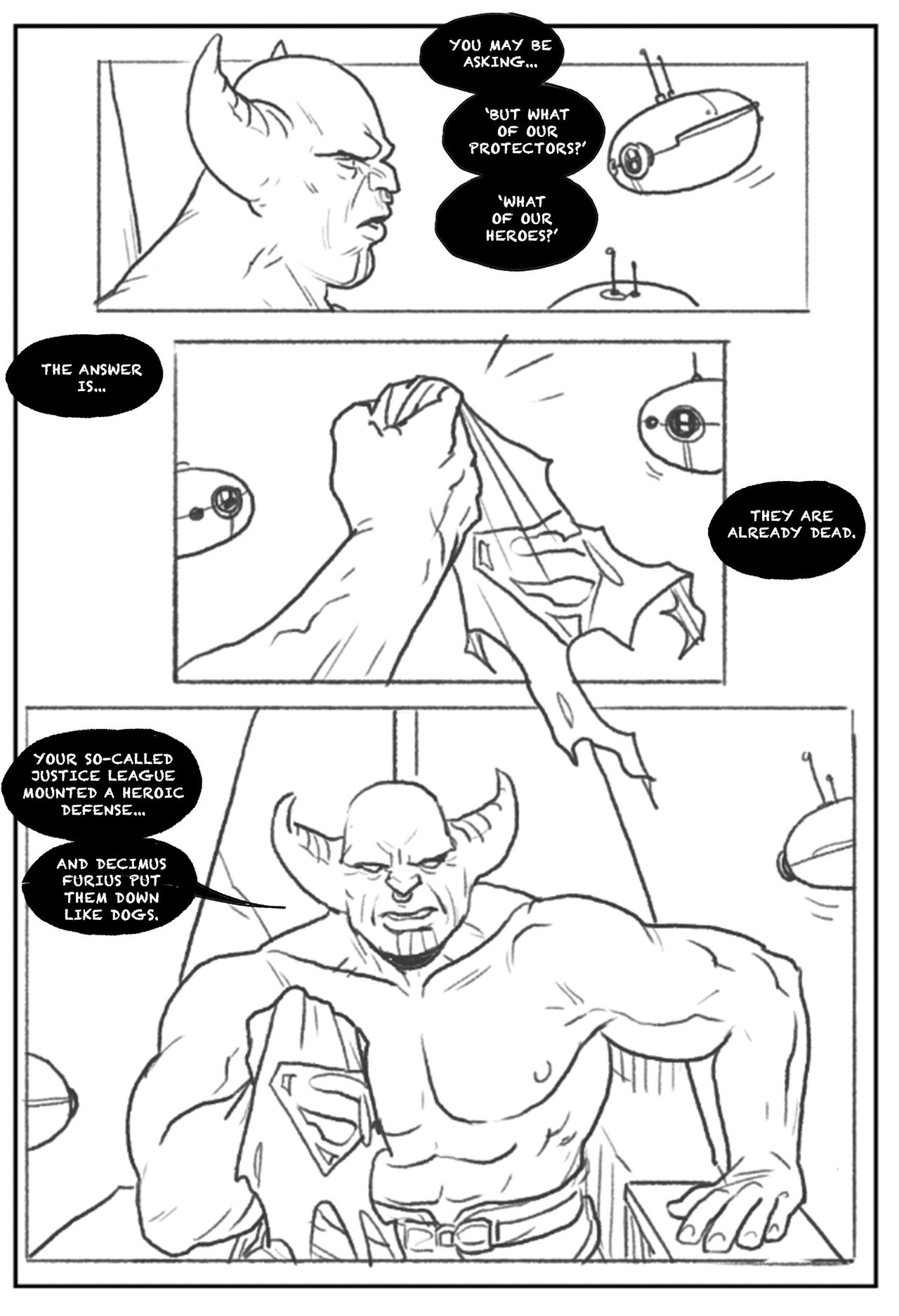 Power Girl Decimated page 4 full
