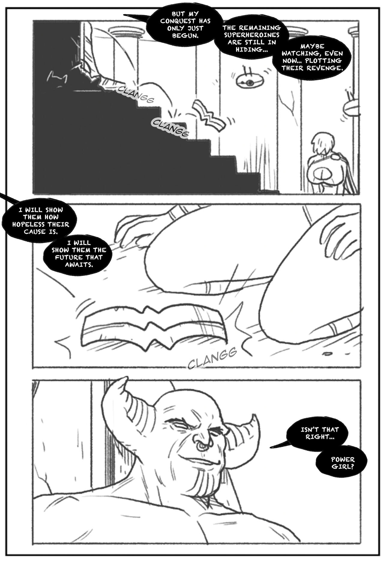 Power Girl Decimated page 9 full