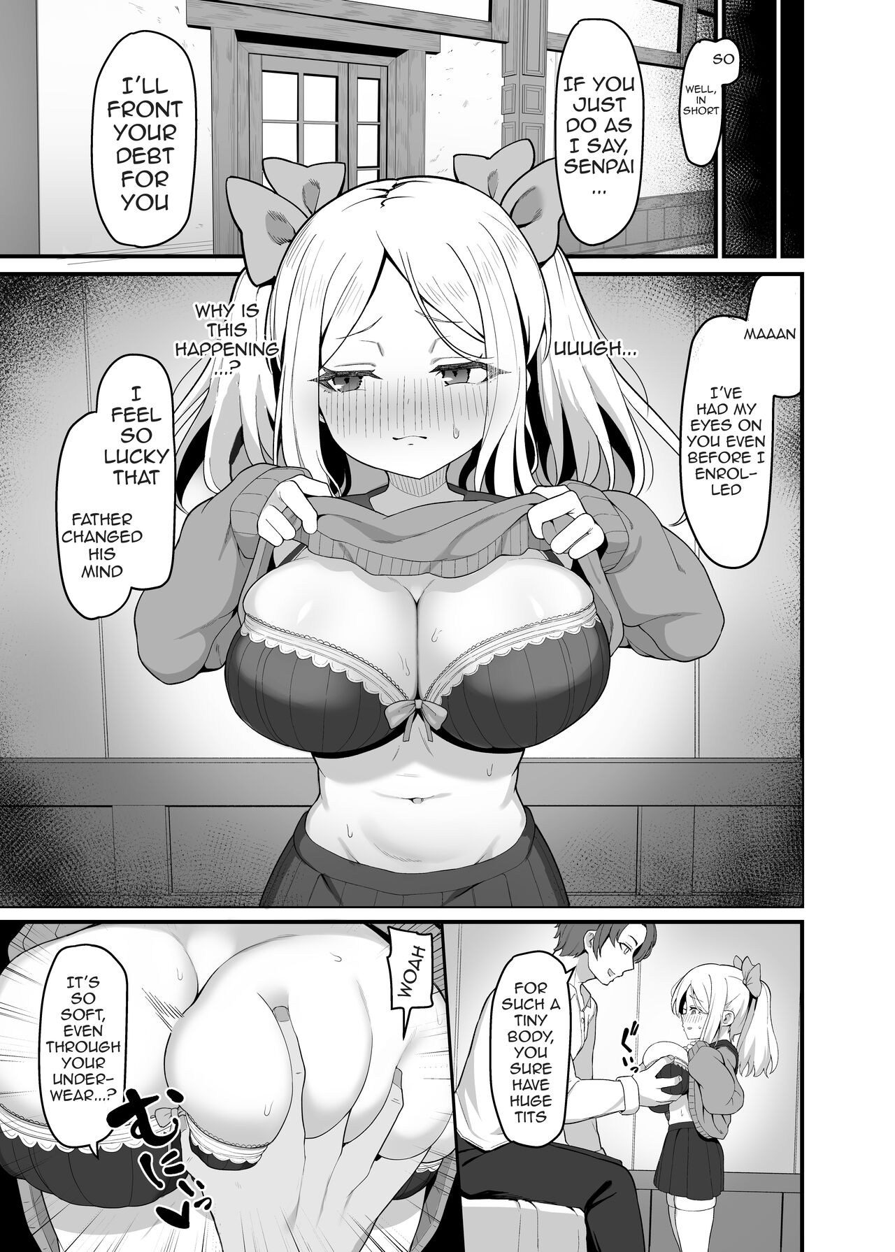 Chicchakute Dekai Senpai. | My Tiny and Huge Senpai - Page 4 - IMHentai