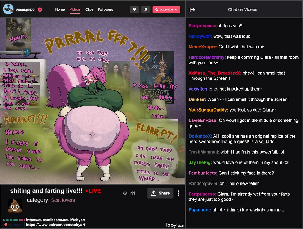 Clara's Livestream page 2 full