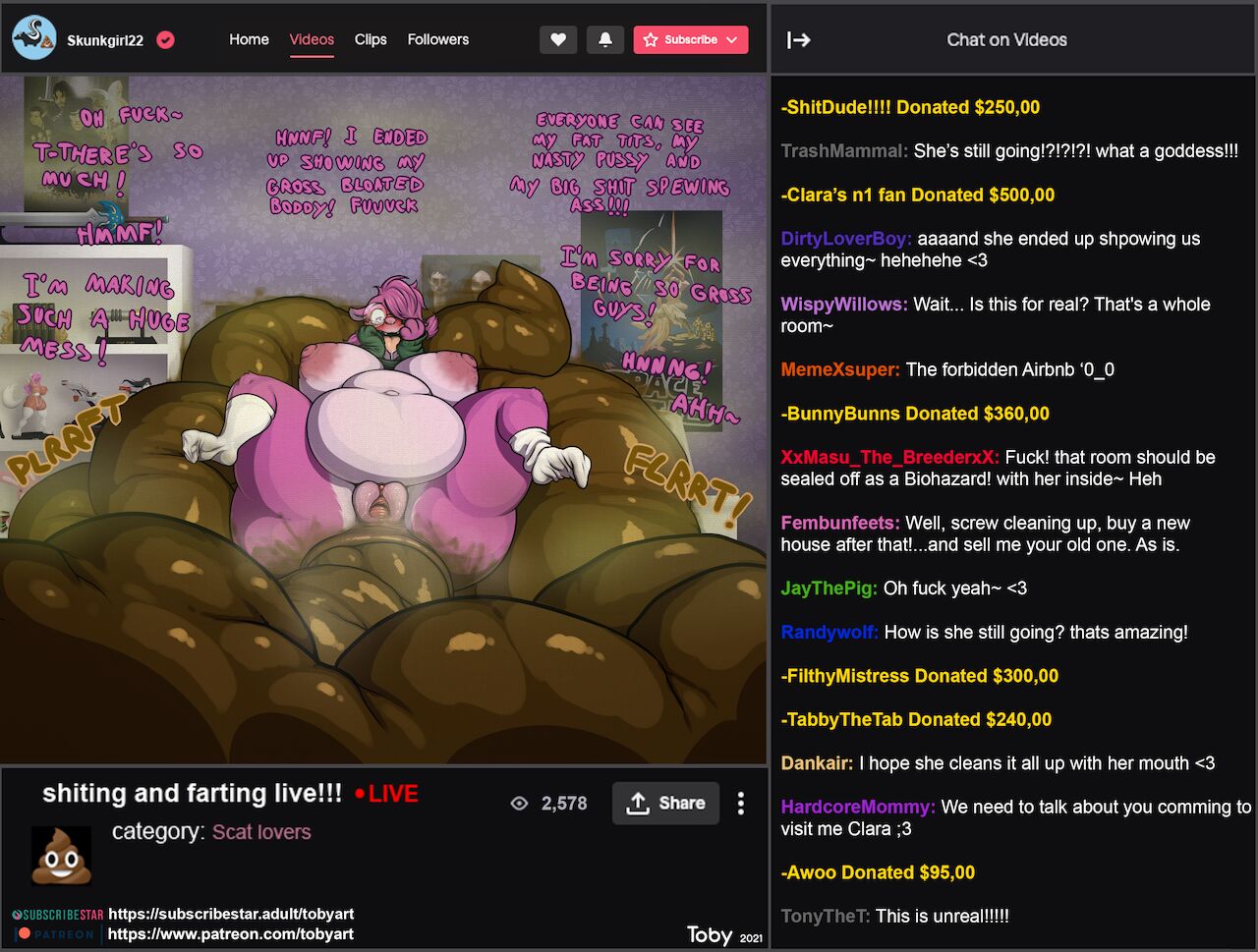 Clara's Livestream page 7 full