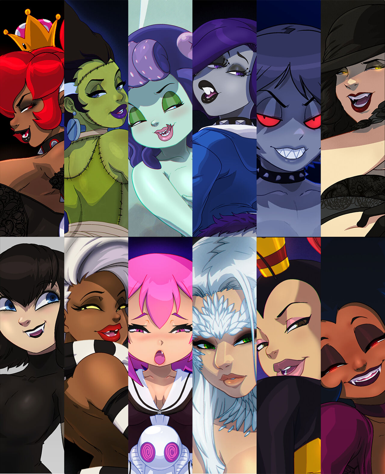 Monster Girls Set page 1 full