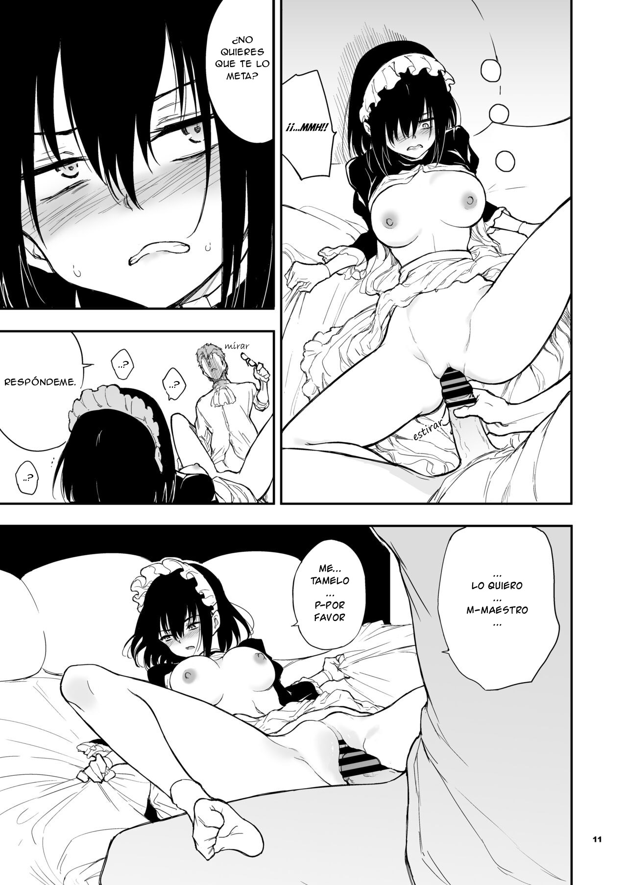 Maid Kyouiku. 4 -Botsuraku Kizoku Rurikawa Tsubaki- | Educación de una maid 4 -La aristócrata caída Rurikawa Tsubaki- page 10 full