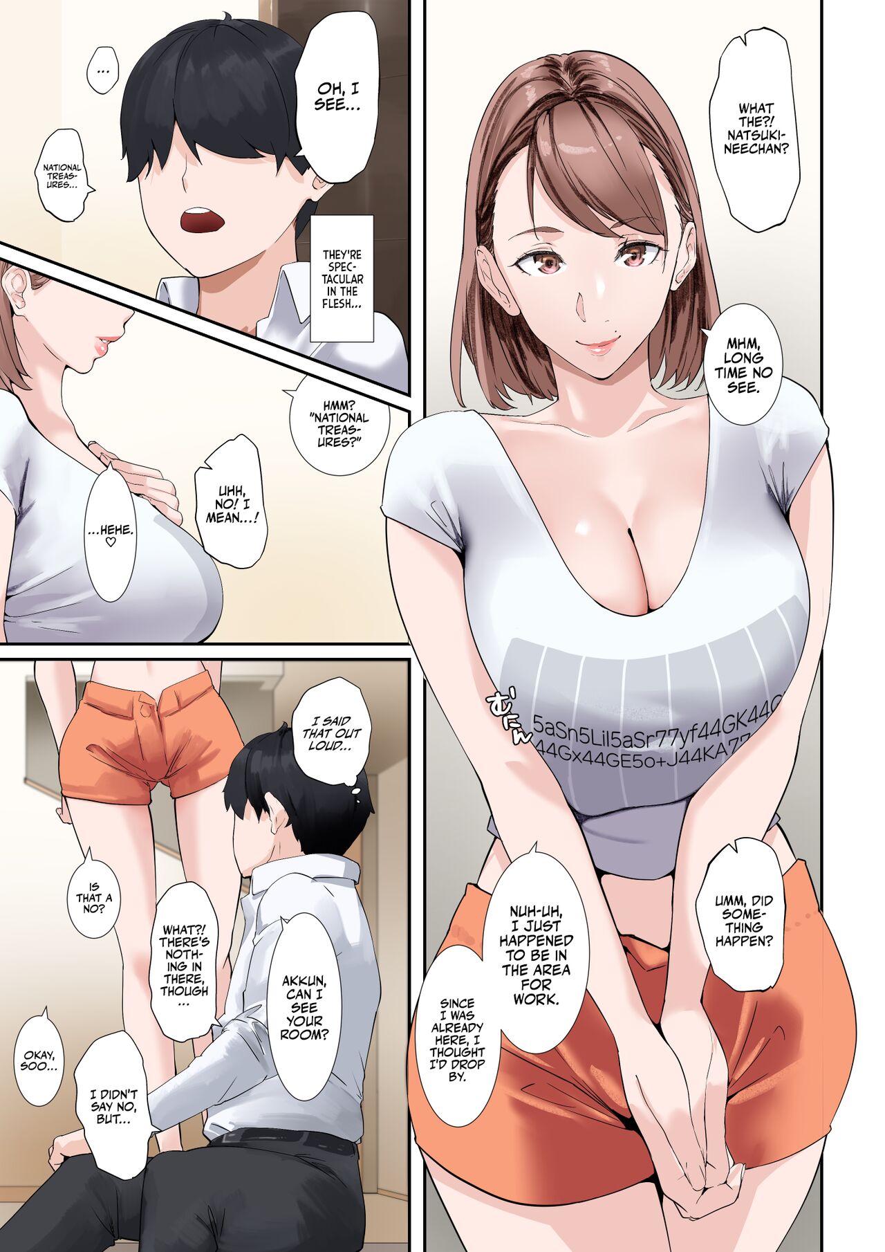 Giji ja Nai Yatsu o Shite Kureru Itoko no Bakunyuu Gradol Onee-chan | My Busty Gravure Idol Cousin Does More Than Softcore page 6 full
