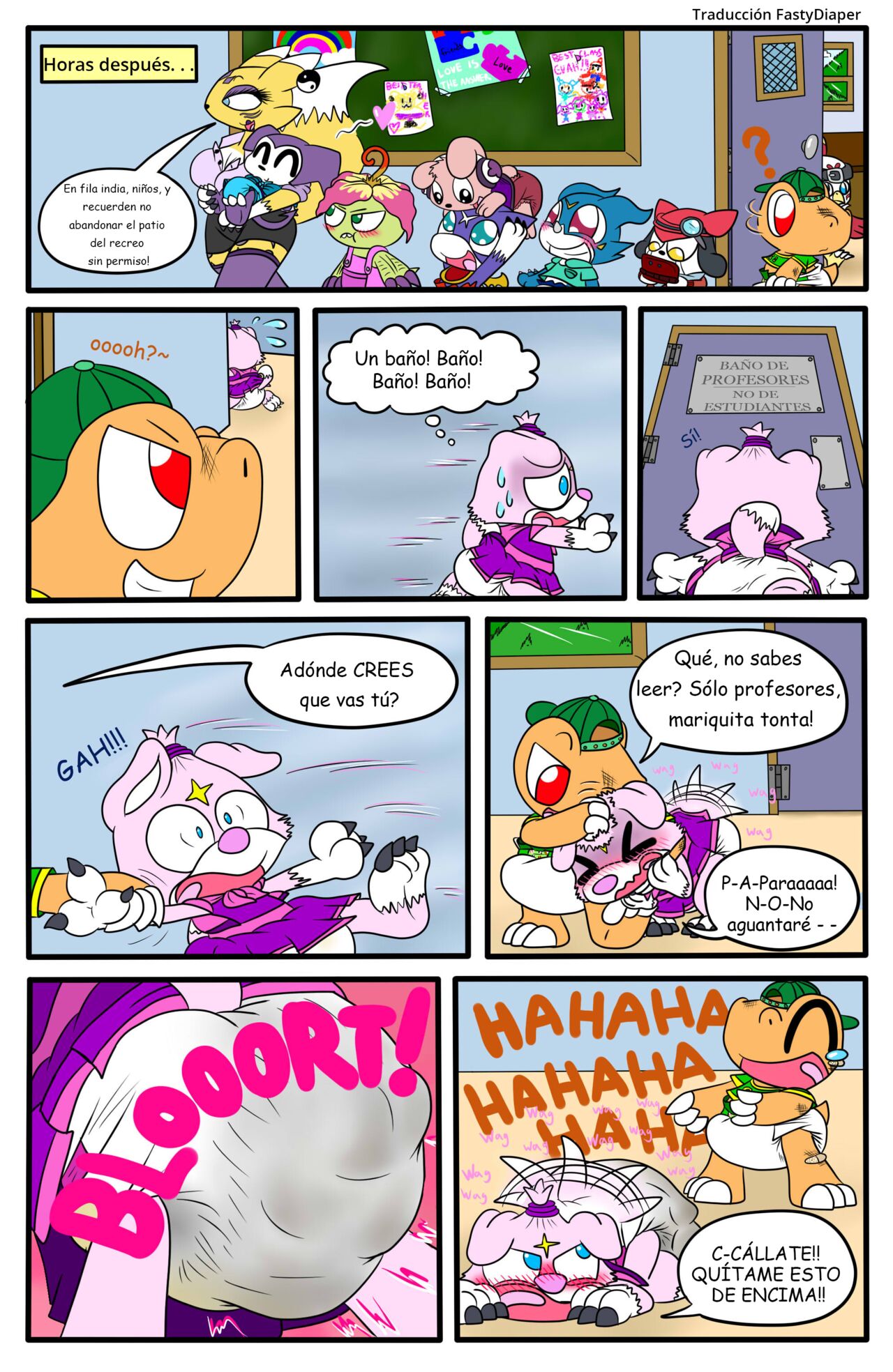 El Primer Día Preescolar de Piggy //Parte 1// page 2 full