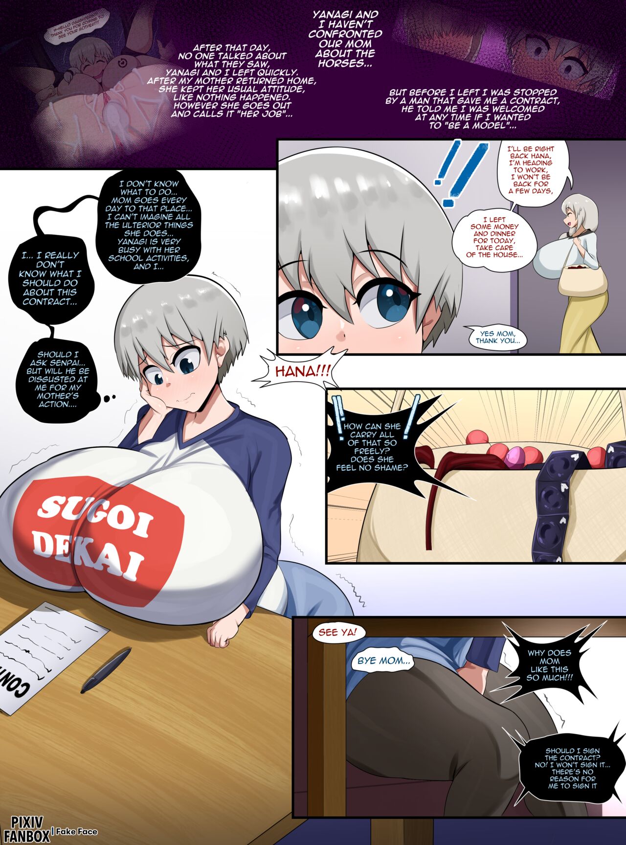 Uzaki Hana page 1 full