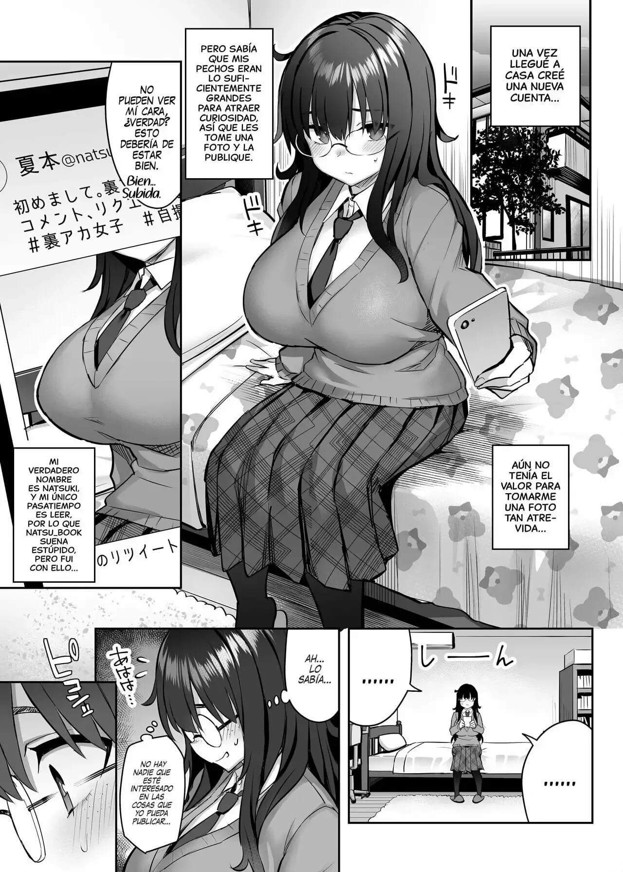 Moto InCha No Kyonyuu Yariman Imouto Ga Erosugite, Onii-Chan Wa Mou...!! Ch. 0-3 | Mi Hermanita Quien Era Una Comelibros Se Convirtió En Una Puta De Grandes Tetas, Entonces Yo...!! Ch. 0-3 page 8 full