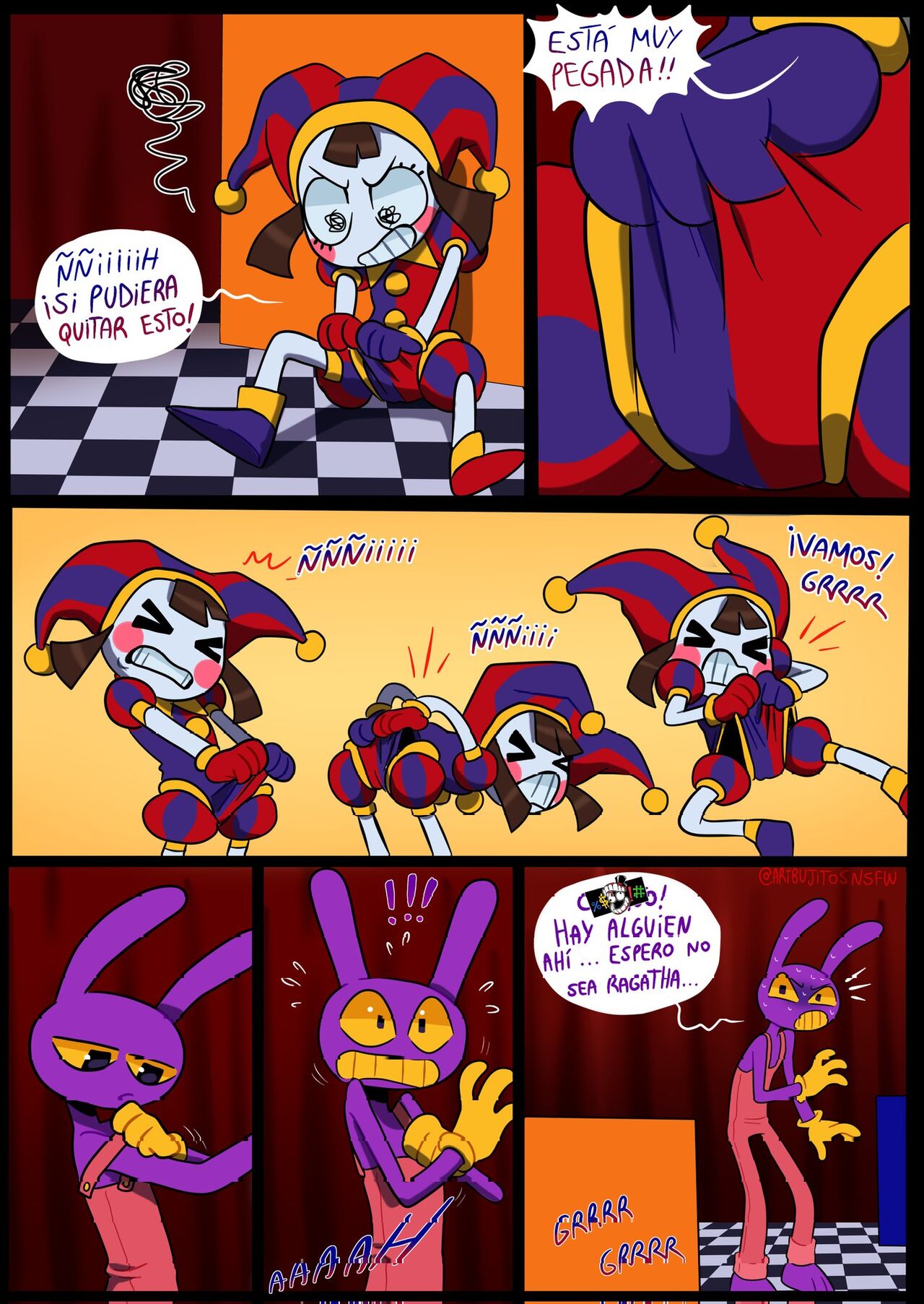 Pomni & Jax  Español page 9 full