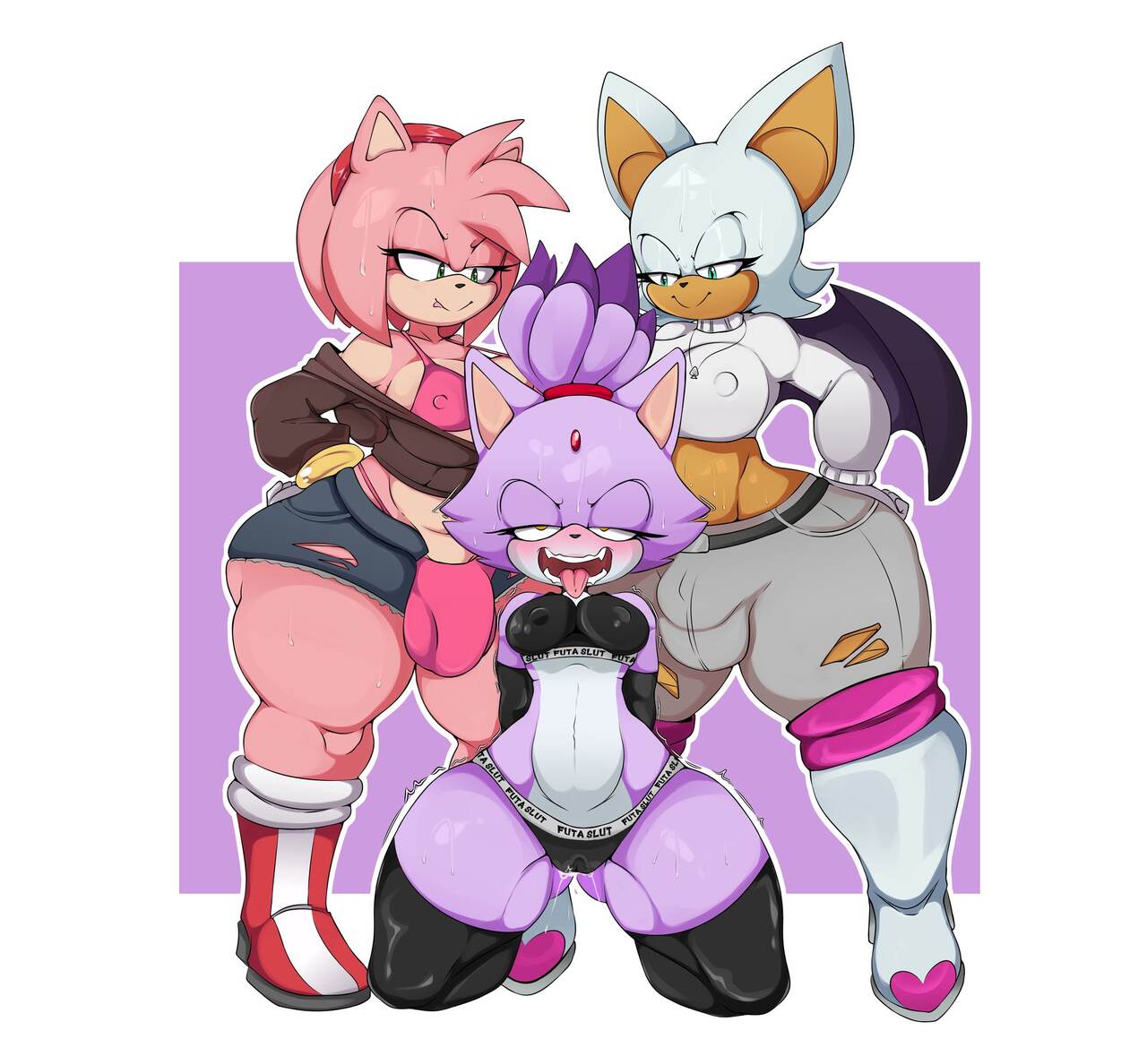 Amy, Rouge & Blaze page 9 full