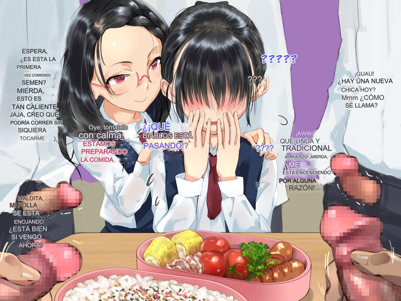 Gakkou de ShokuSe.  Eating Semen at School.  AI translated page 3 full