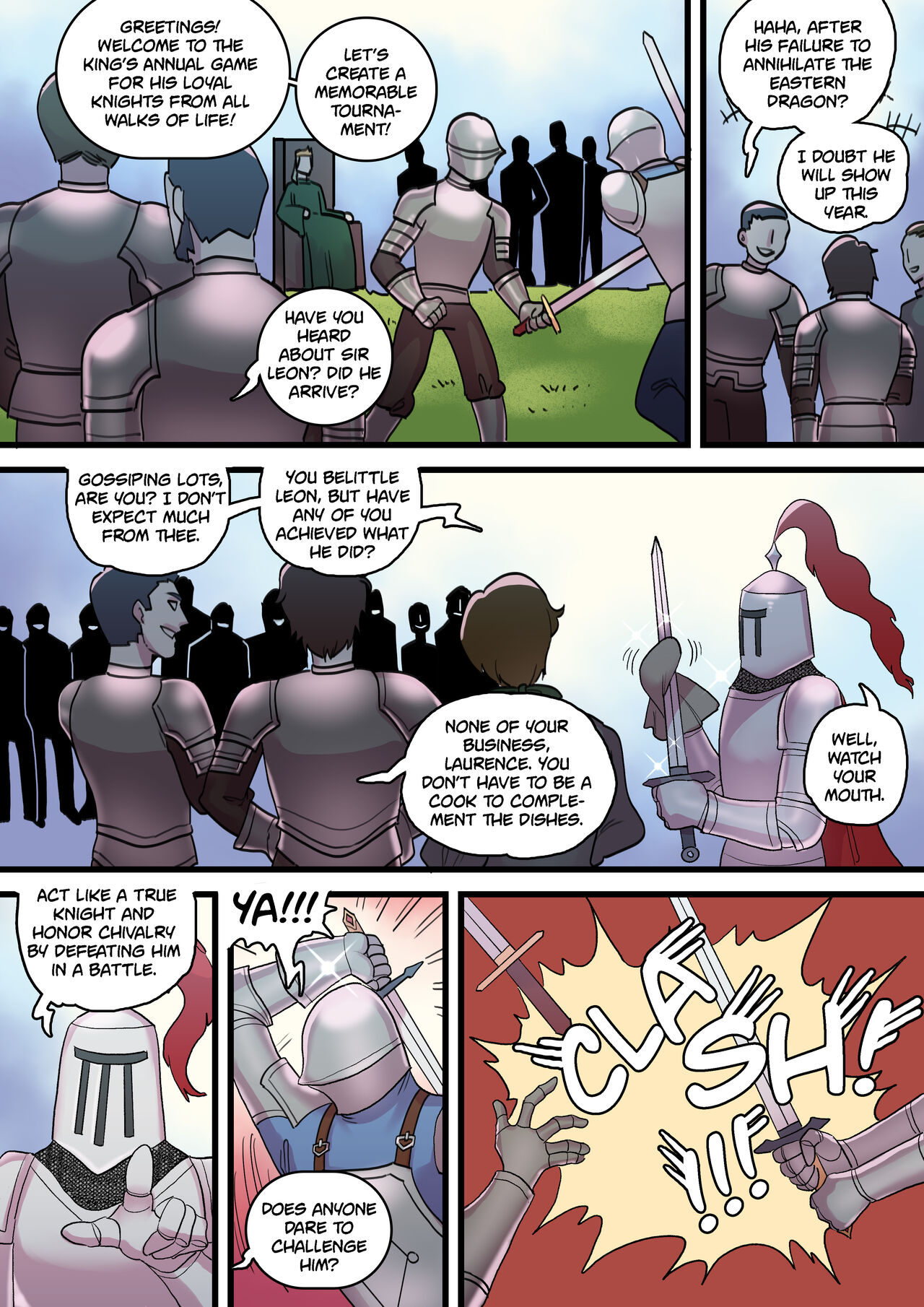 A Knight Story 2: Haunting Guilt page 2 full