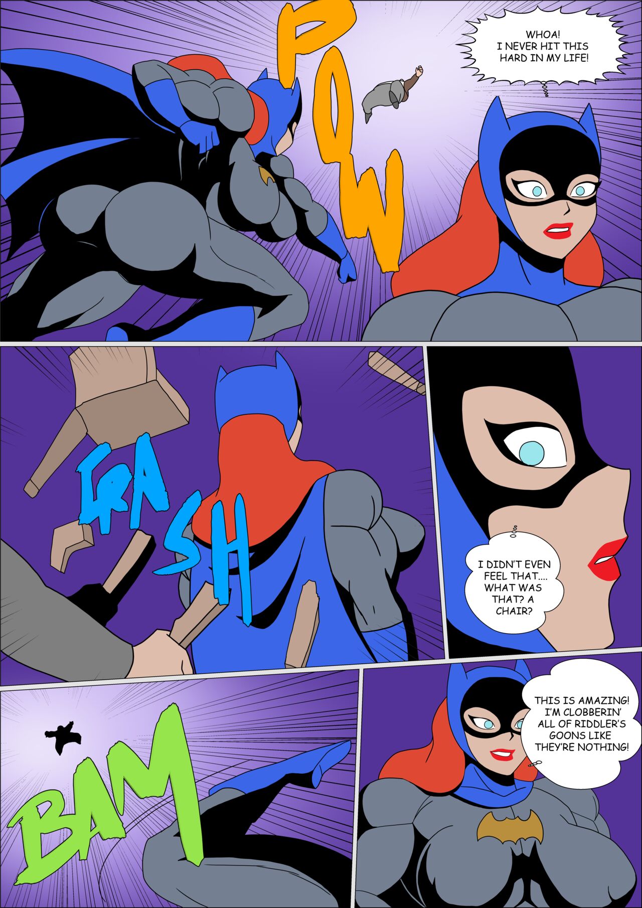 Batgirl Muscular page 9 full