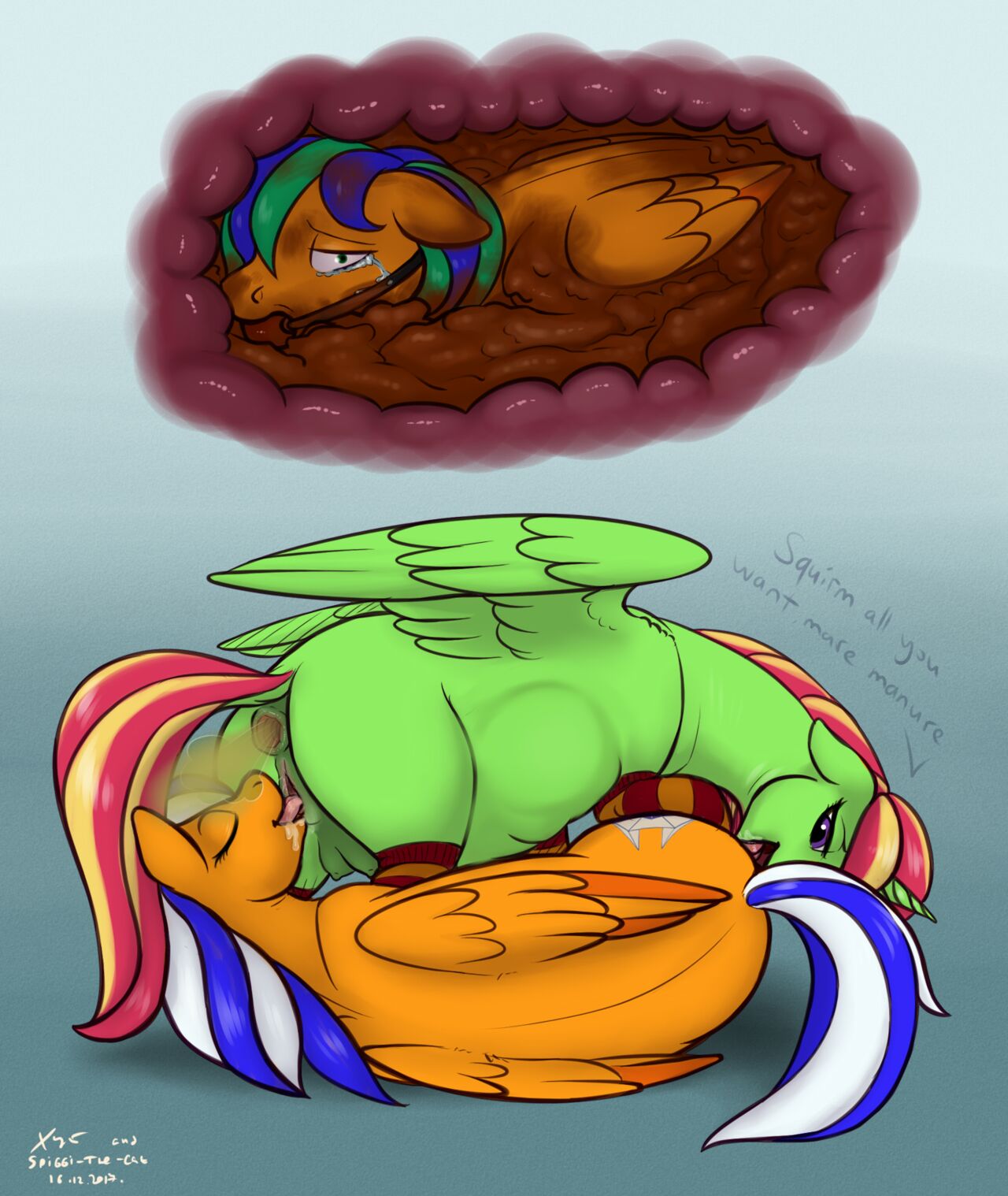 The Pony Vore Comics for Naarkerotic Commission page 2 full