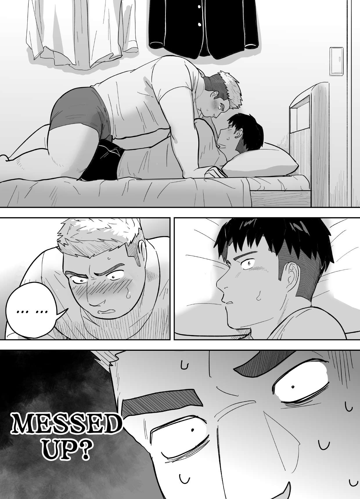 Kataomoi Shiteru Gachimuchi Doukyuusei ni Osowareru Hanashi page 9 full