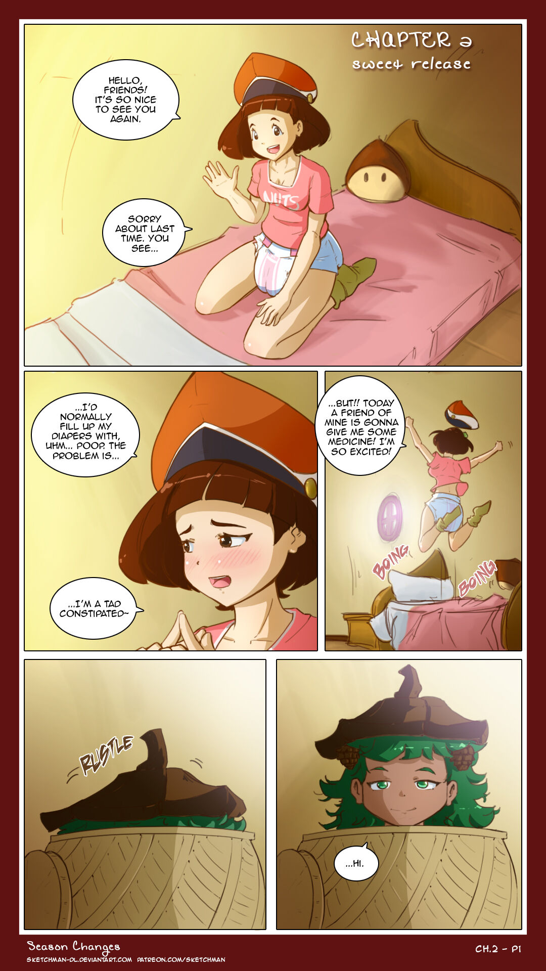 Artist - SketchMan-DL / Season Changes - FULL COMIC page 8 full