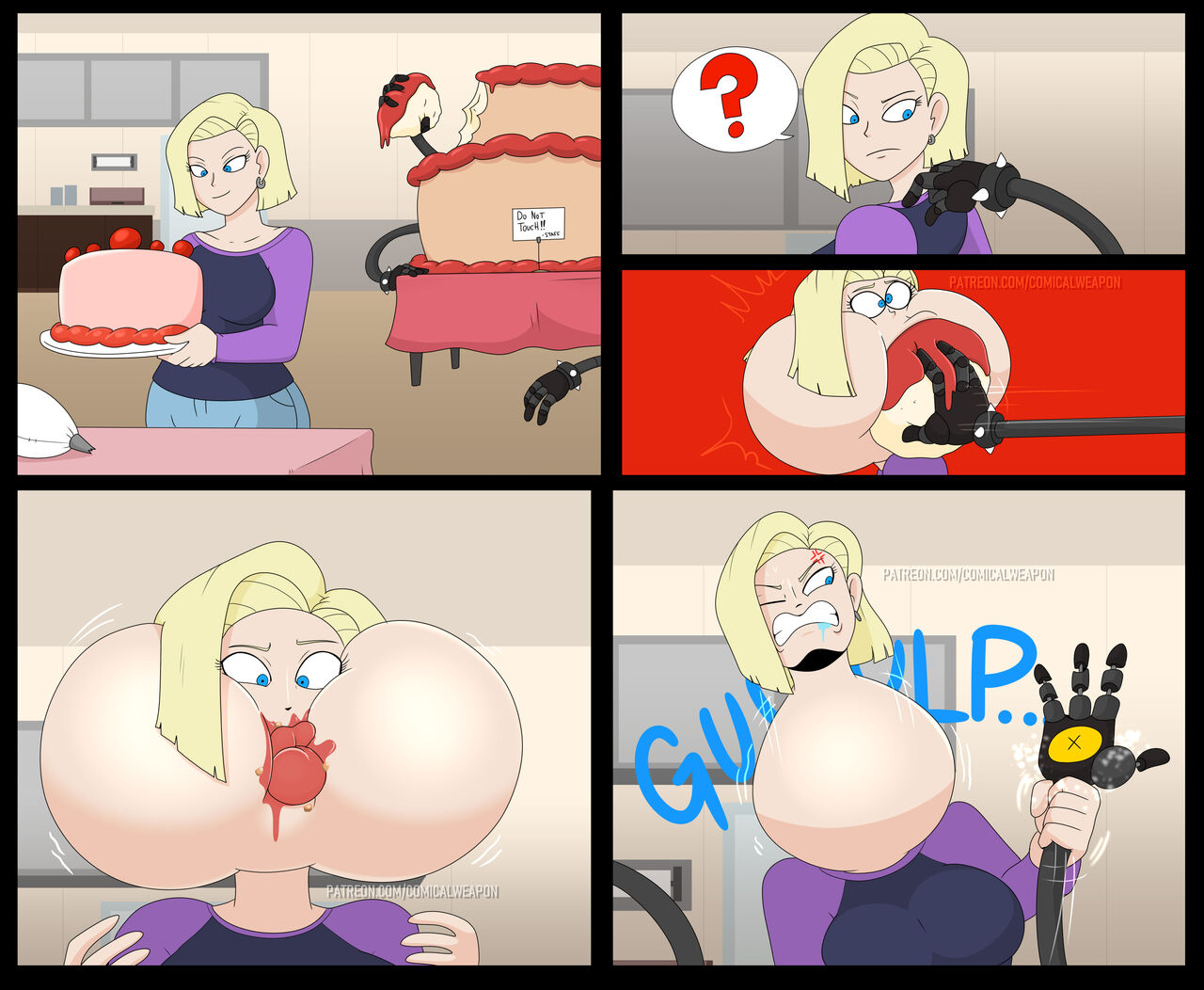 Caked Up - Android 18 page 2 full
