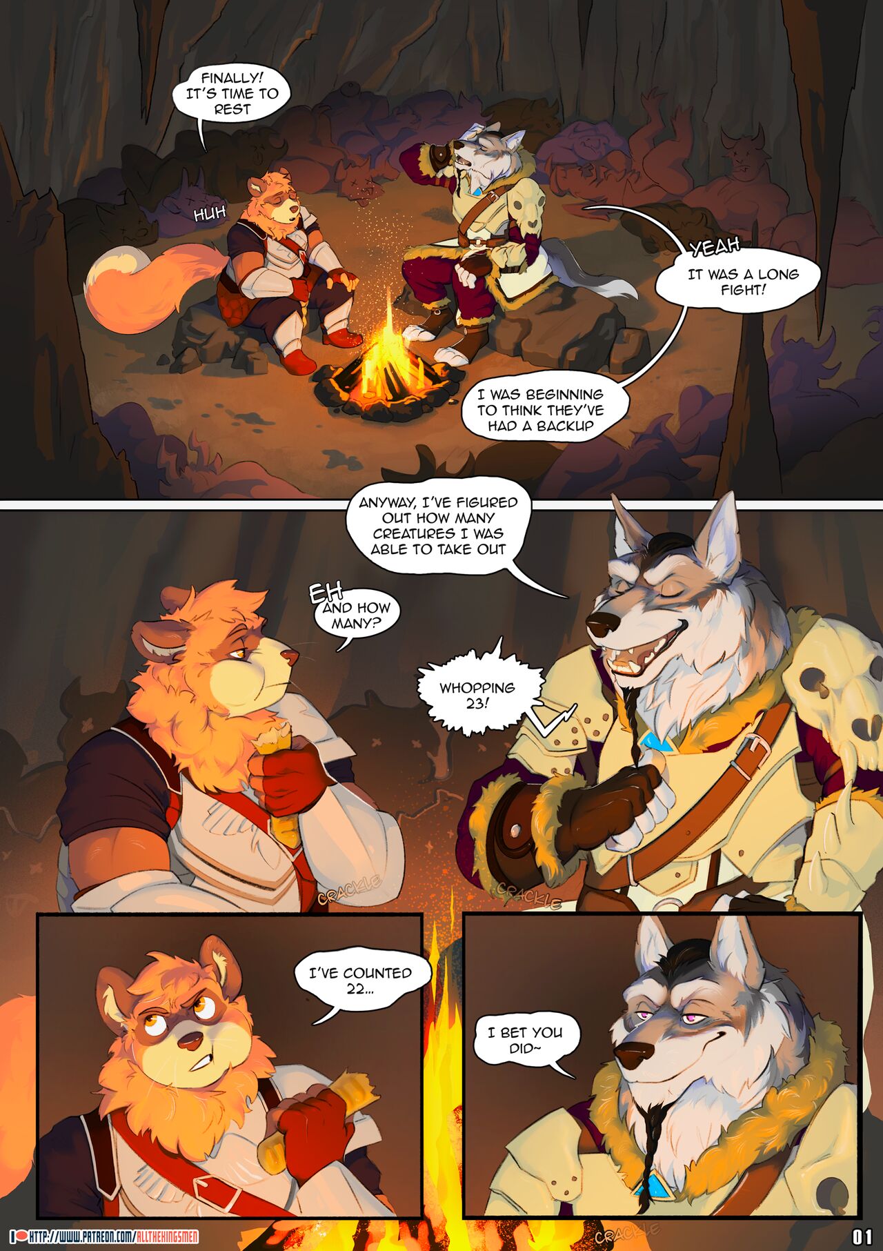 All The King's Men: Friendly Wagers page 2 full