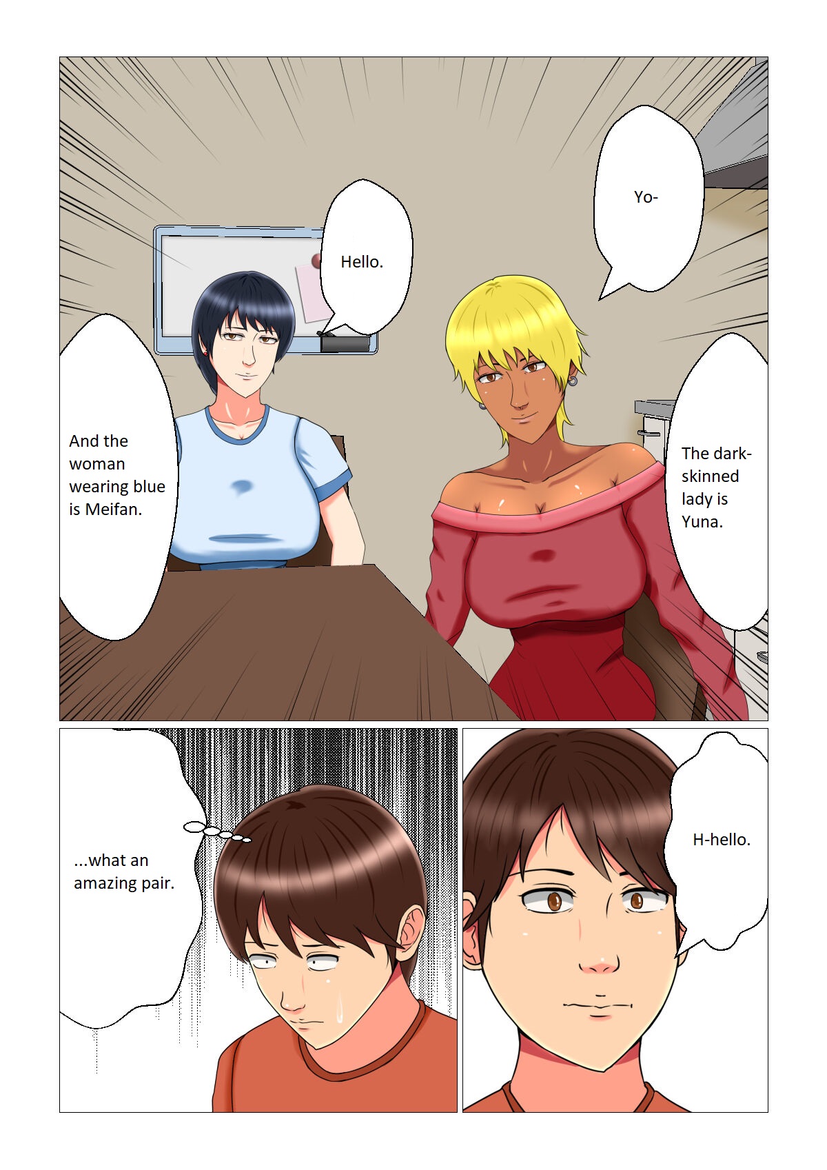 Sleep Rape Pregnancy Vol. 3 "Yuna and Meifan" page 8 full