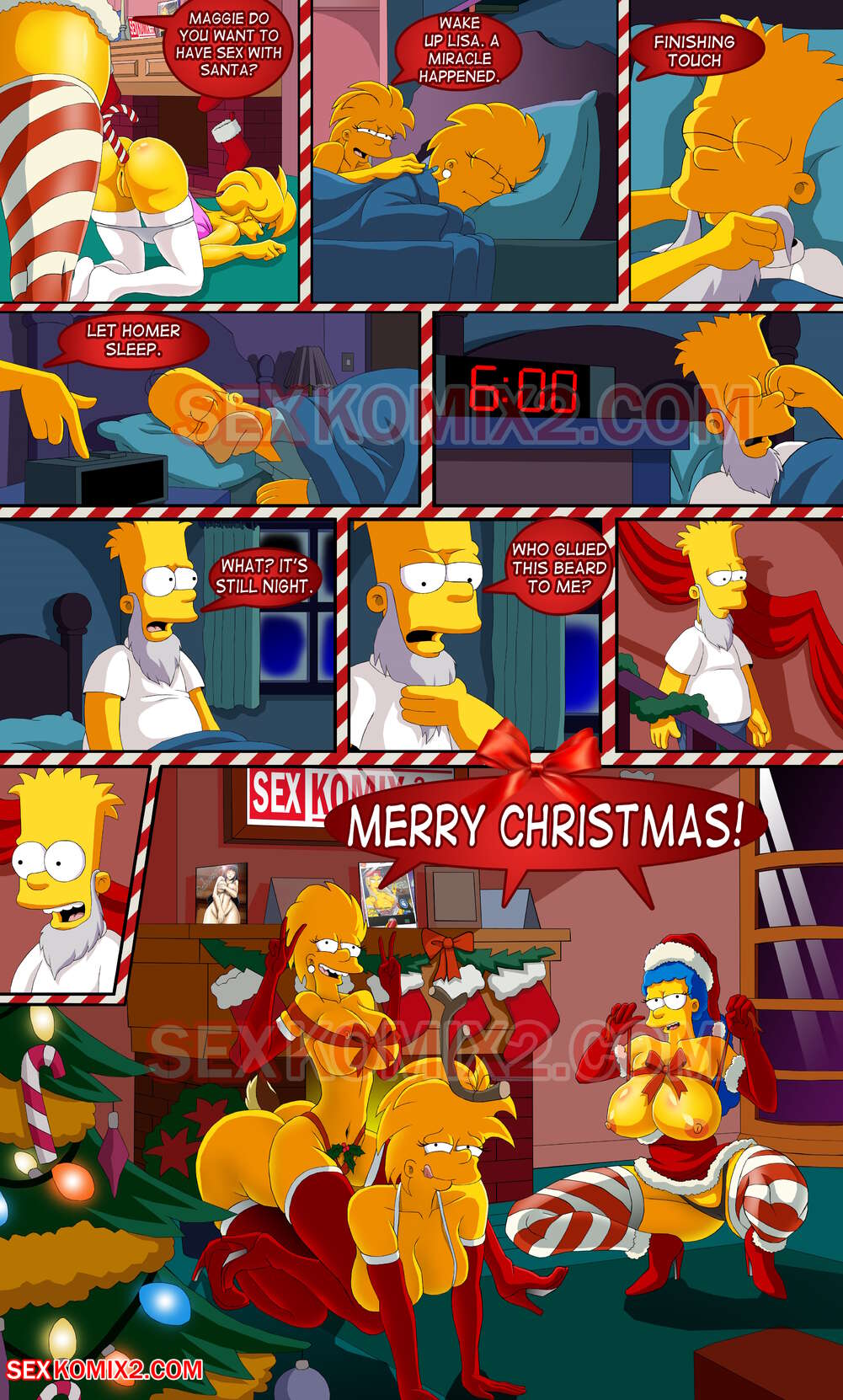 The Simpsons. Christmas Miracle. by sexkomix2.com - Page 4 - IMHentai