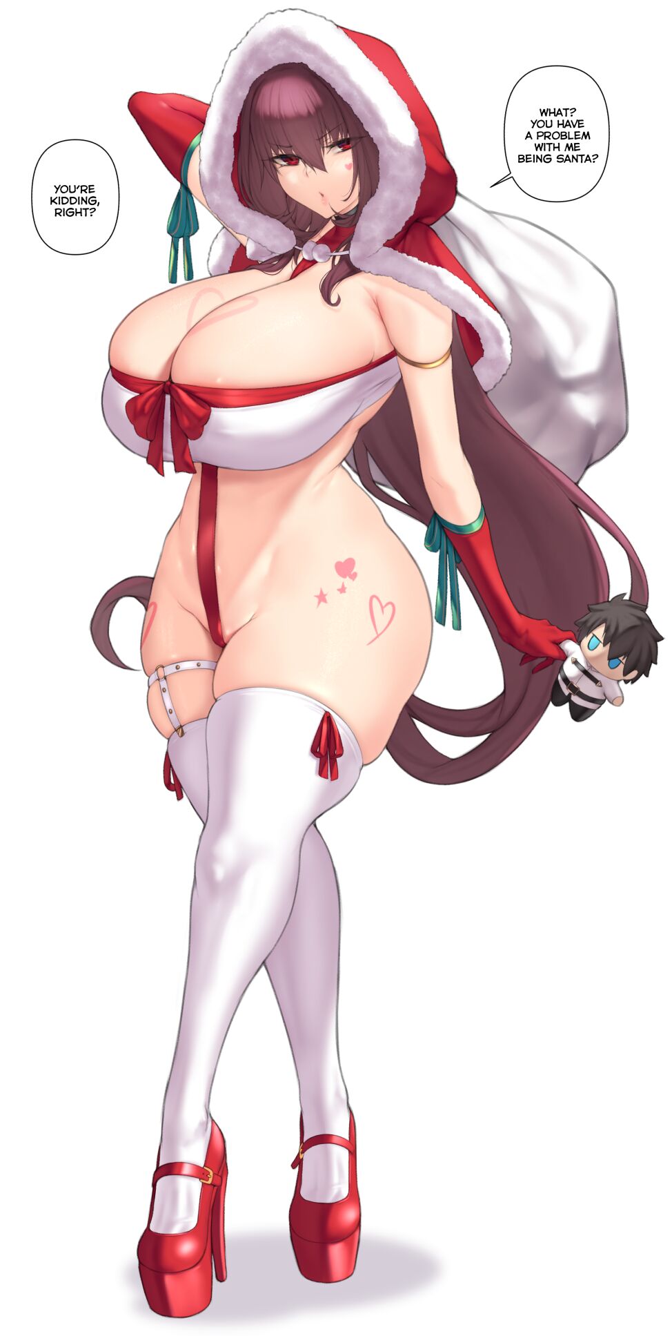 Xmas Scathach page 3 full