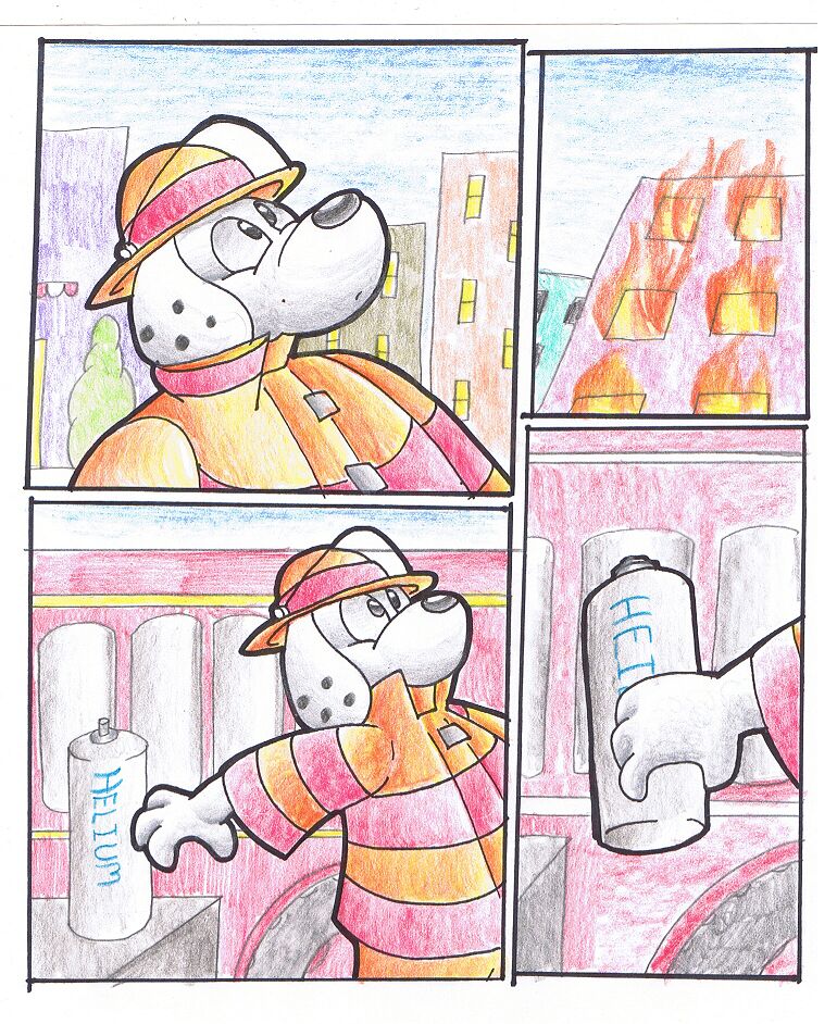 Sparky's Sexy Big Butt Fire Rescue Inflation page 1 full