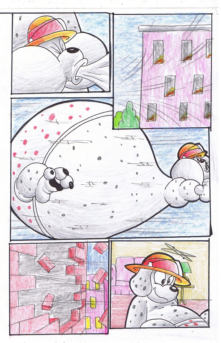 Sparky's Sexy Big Butt Fire Rescue Inflation page 10 full