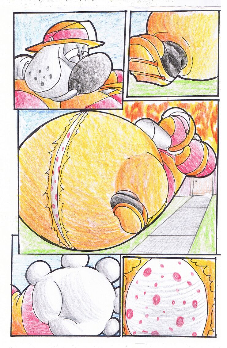 Sparky's Sexy Big Butt Fire Rescue Inflation page 5 full