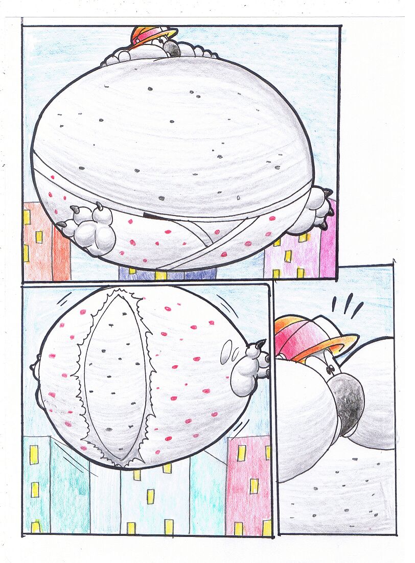 Sparky's Sexy Big Butt Fire Rescue Inflation page 9 full