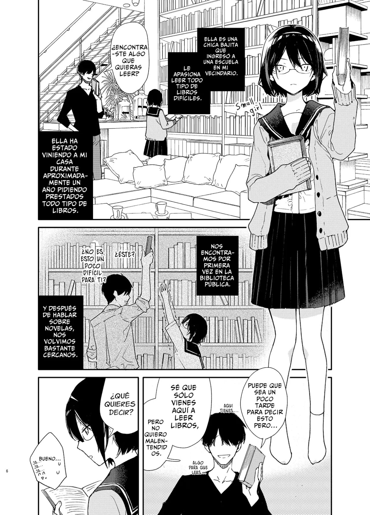 Chiteki Bungaku Bishoujo to Ikimakuri Obenkyou Ecchi page 5 full
