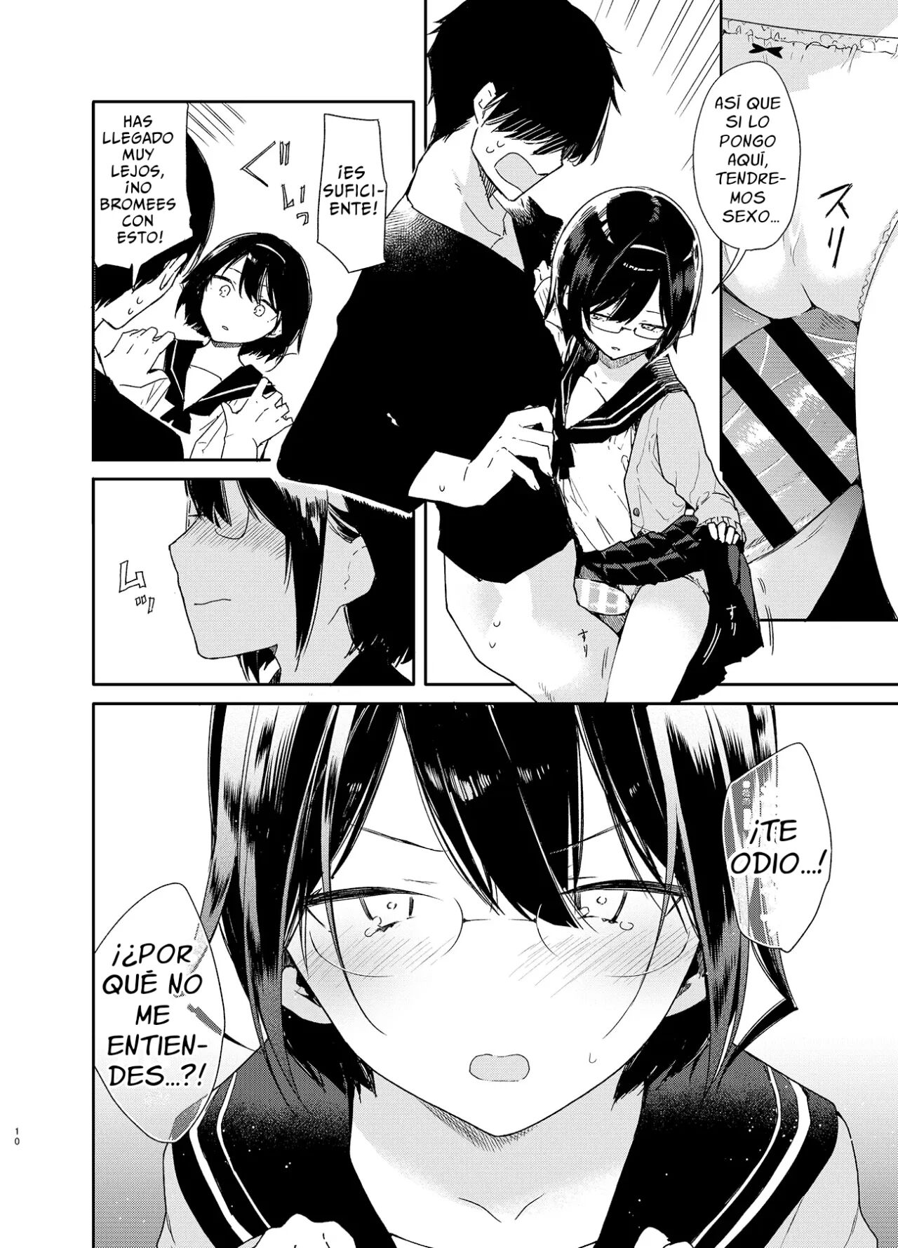 Chiteki Bungaku Bishoujo to Ikimakuri Obenkyou Ecchi page 9 full